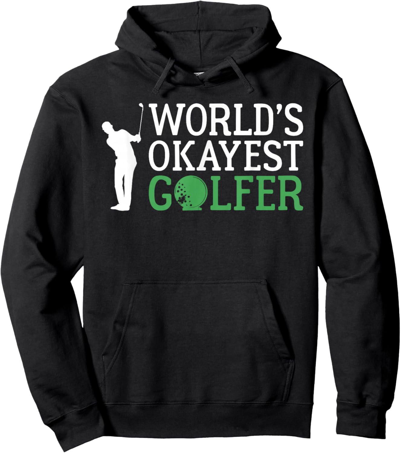 Golfer Gifts & Accessories -Adults Black Small Classic Fit Short Sleeve Hoodie - Hoodie | Black