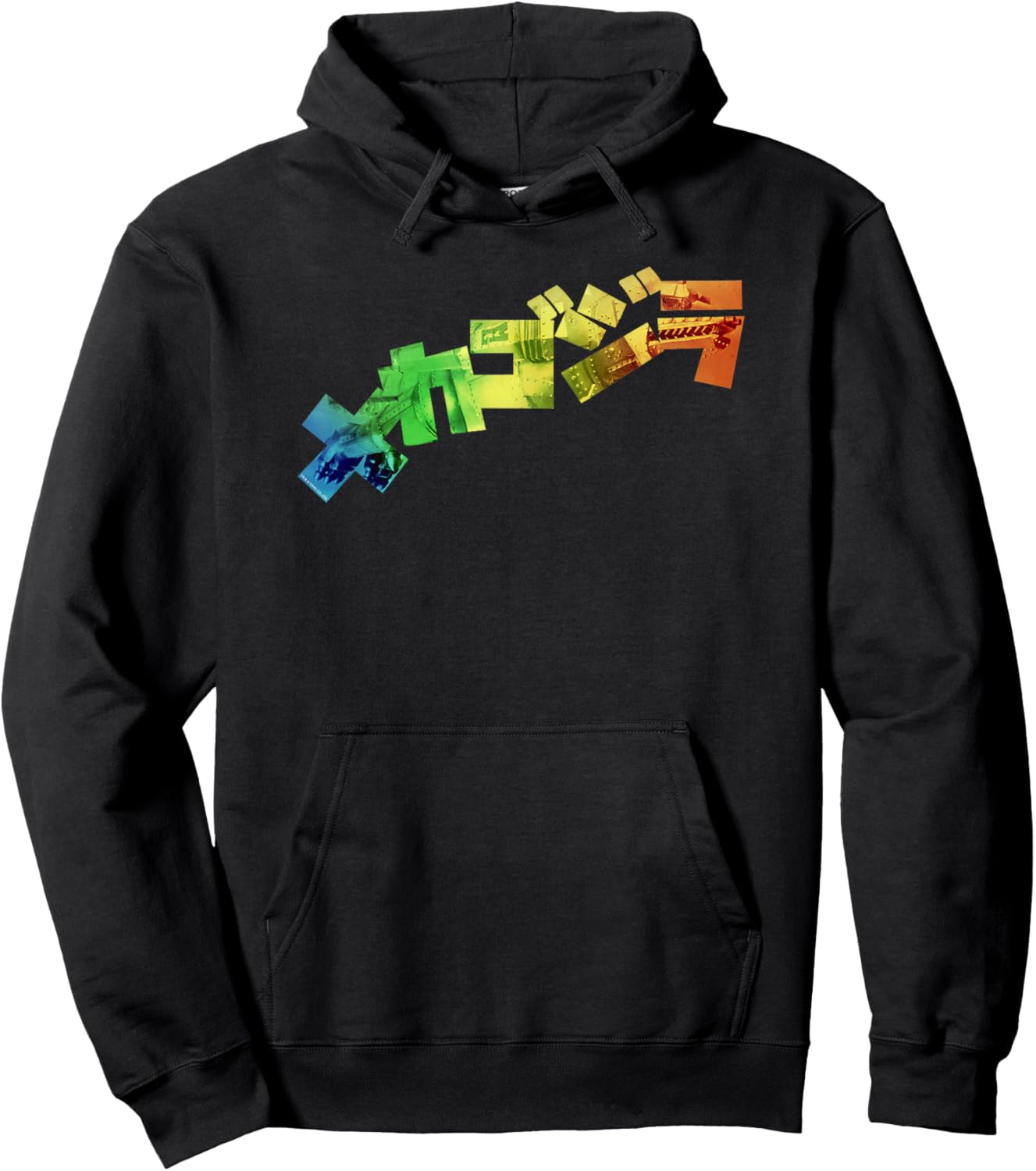 Godzilla Official Mechagodzilla Japanese Logo - Black, -Adult, Short Sleeve, Small Hoodie - Hoodie | Black