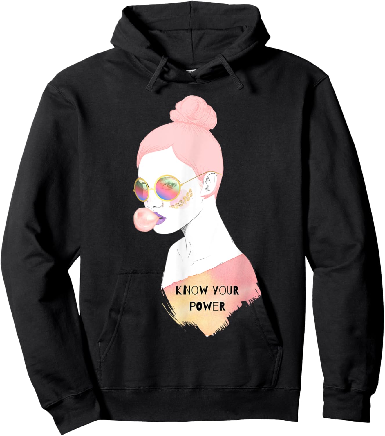 Know Your Power Shirt Women Empowering Rights Inspirational Hoodie - Hoodie | Black