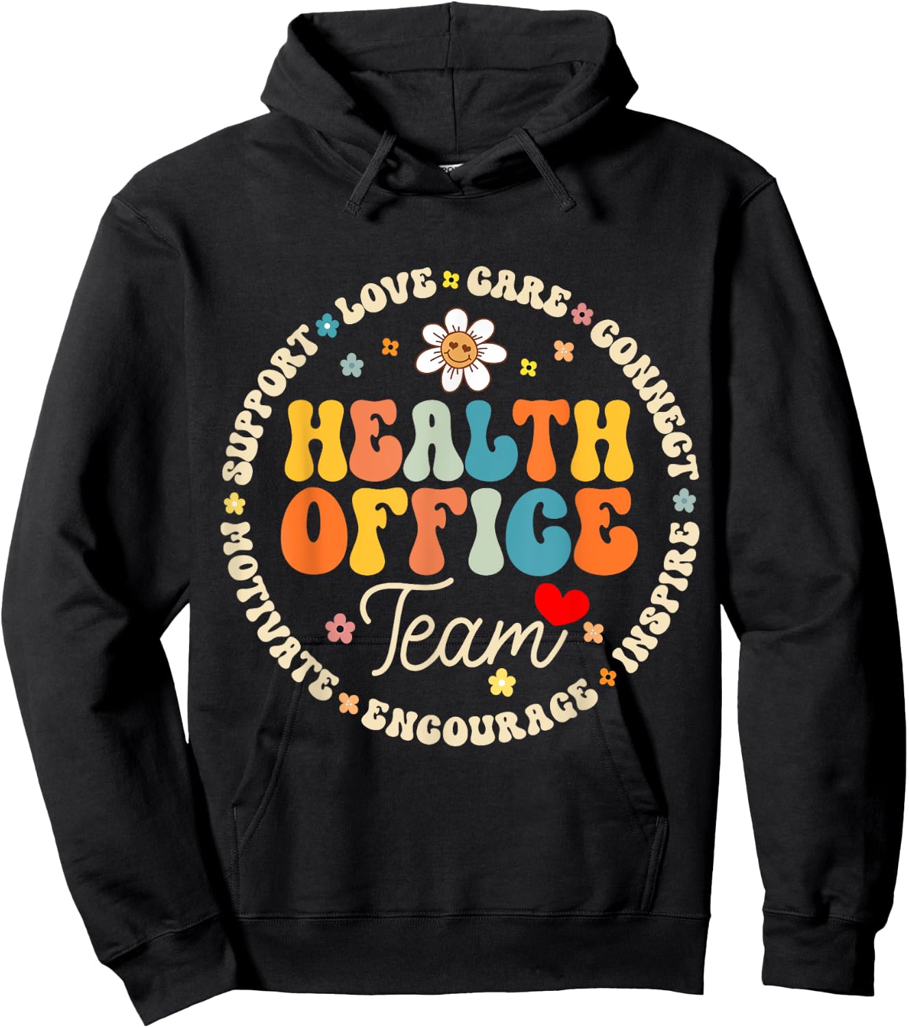 Health Office Team School To School & Appreciation Week Hoodie - Hoodie | Black