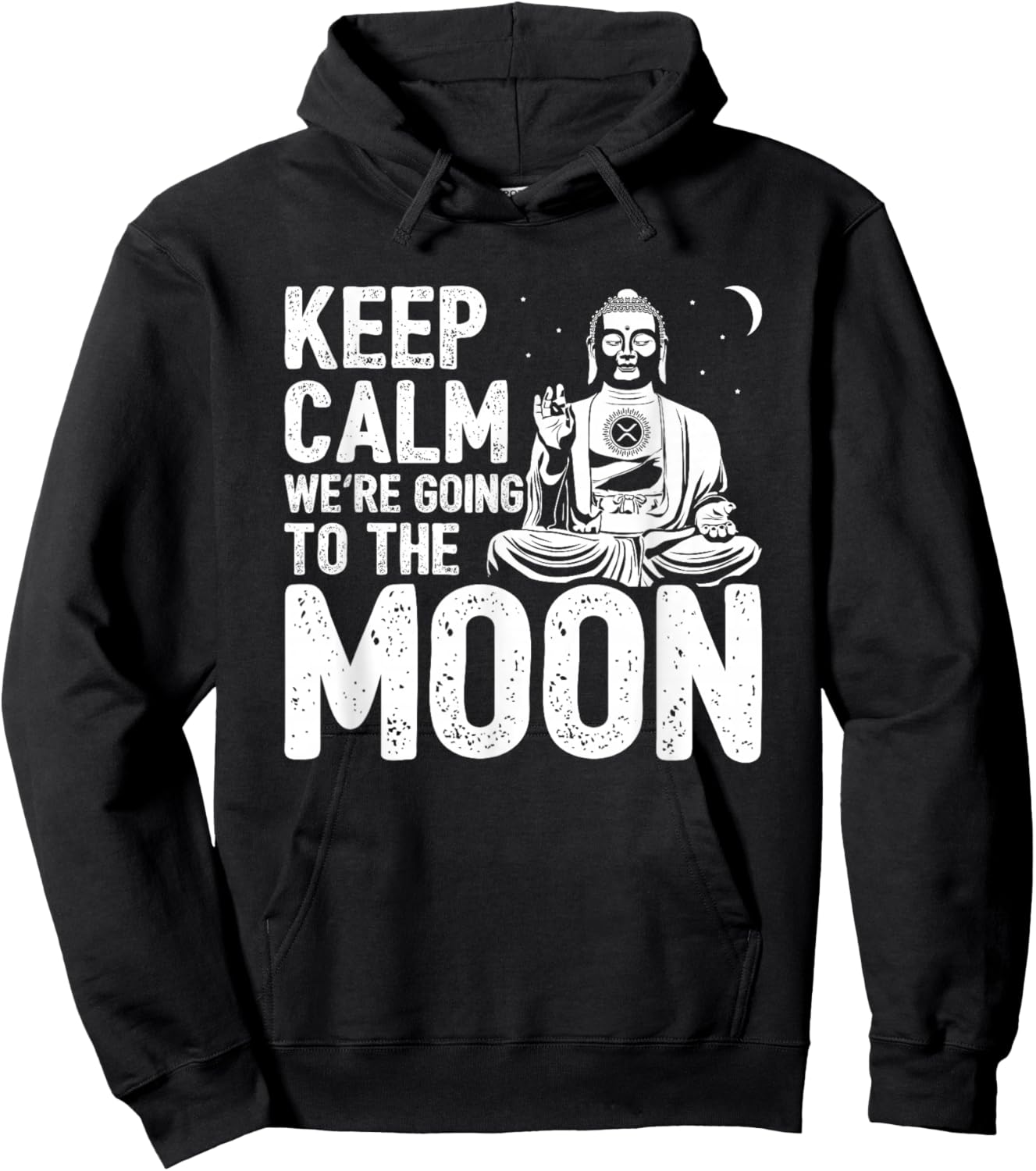 XRP Cryptocurrency - XRP To The Moon - Crypto Currency - XRP Hoodie - Hoodie | Black