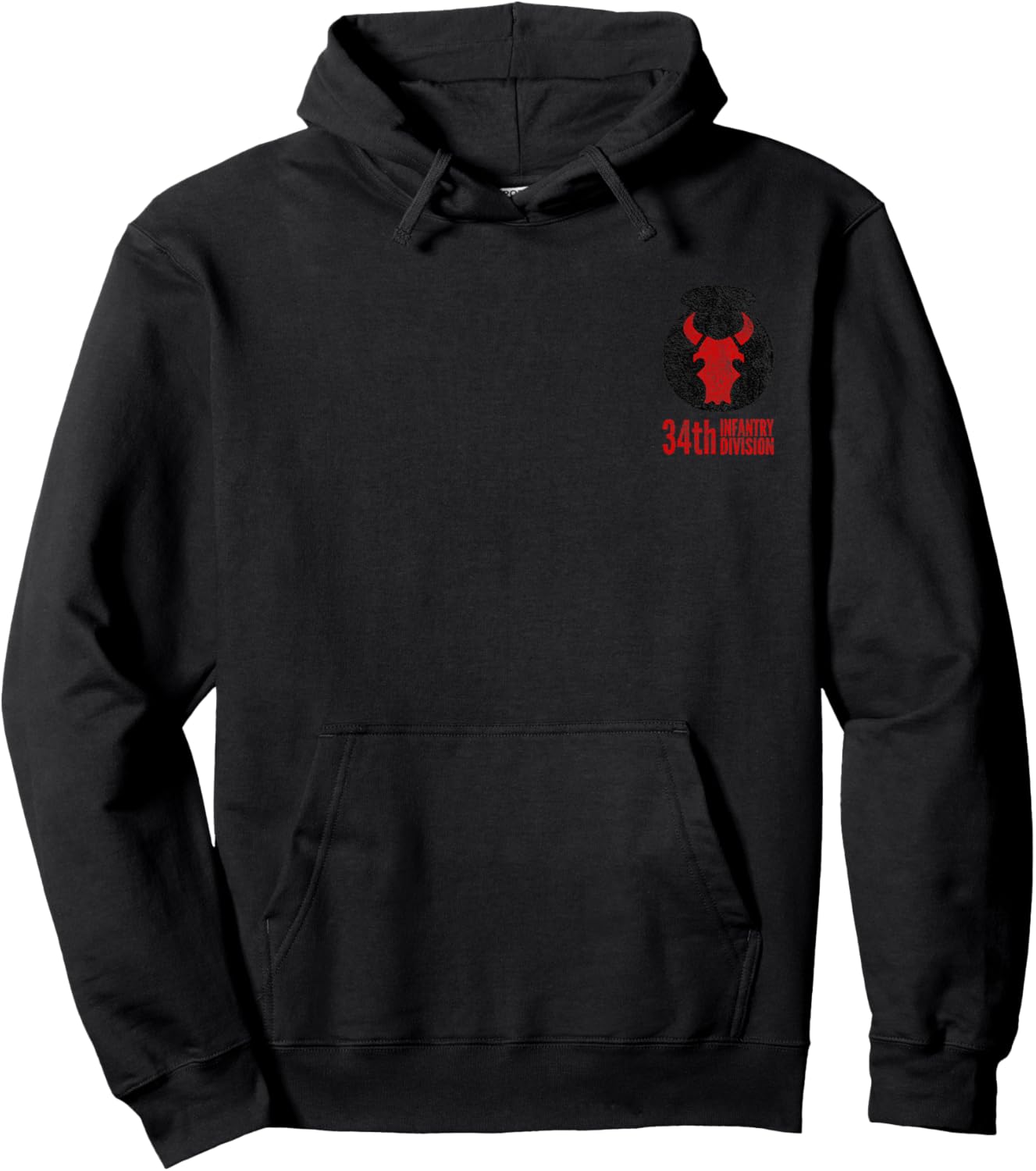 34th Infantry Division Army Hoodie - Hoodie | Black