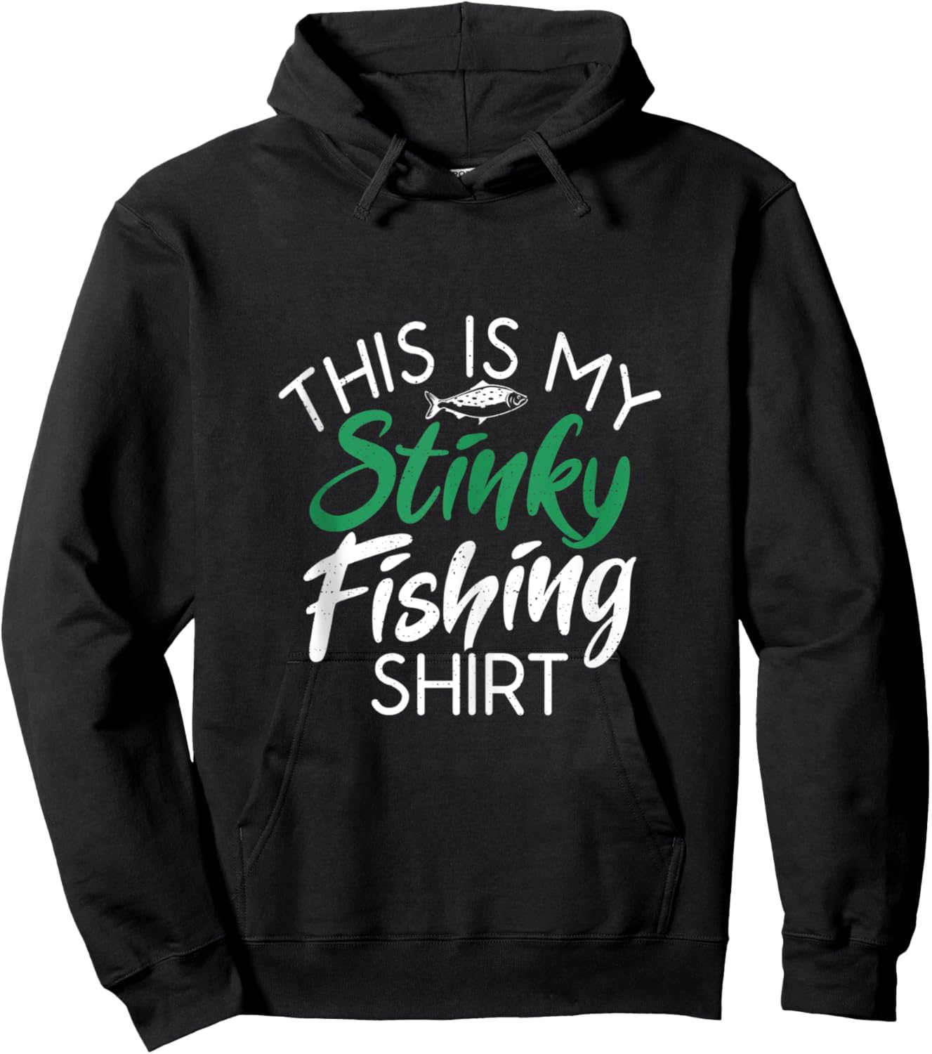 This is my stinky Fishing Shirt Angling Hunting Fishing Hoodie - Hoodie | Black