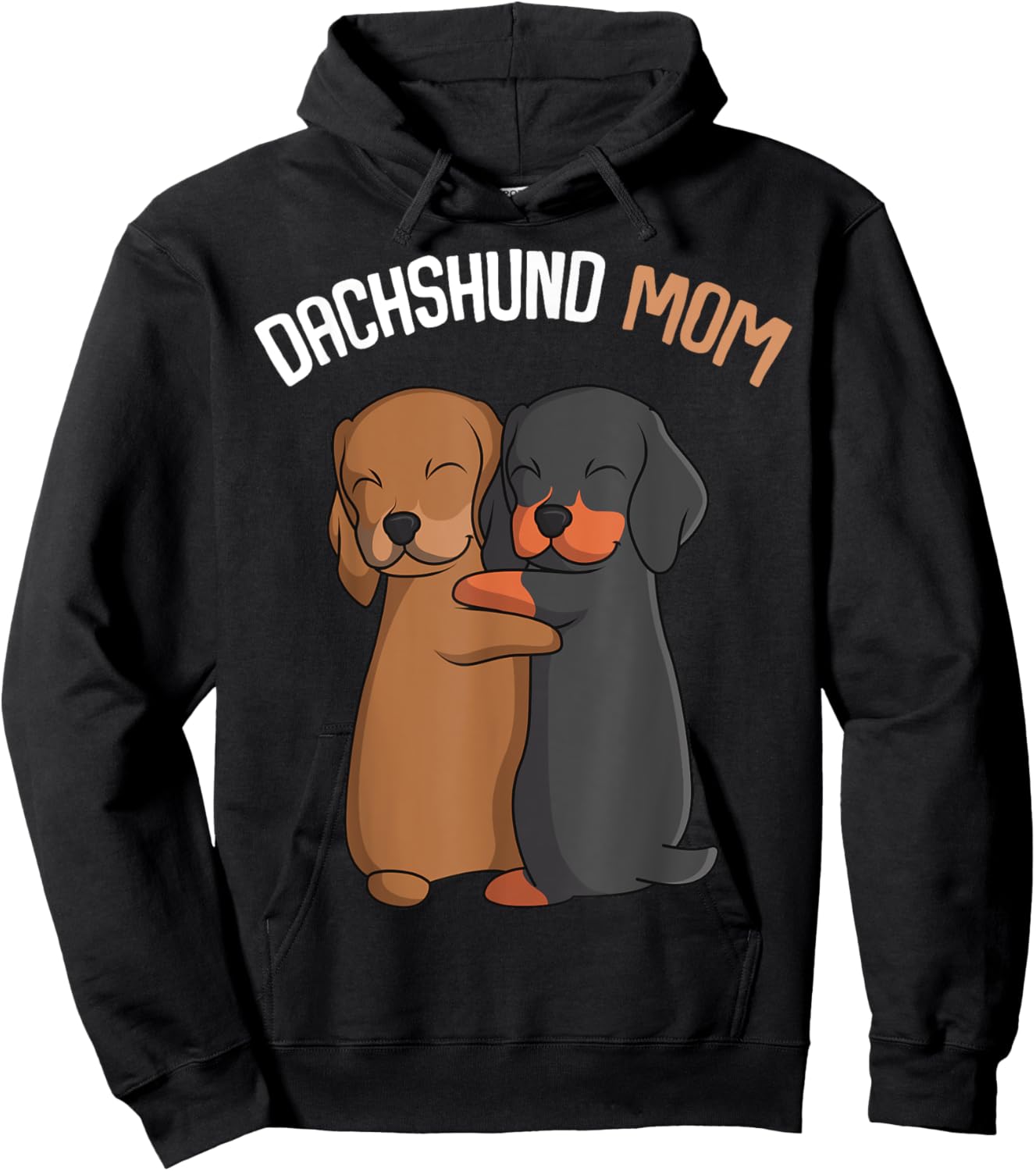 Dachshund Mom Weenie Mama Dog Lover Women Hoodie - Hoodie | Black