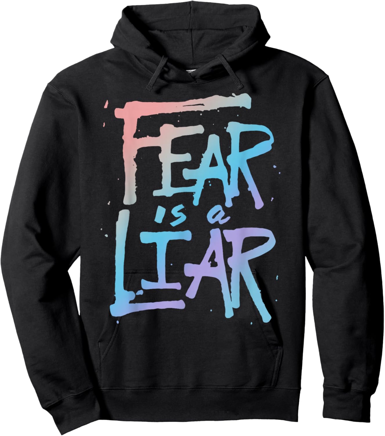 Fear is a Liar - Inspirational Christian Faith Believer Hoodie - Hoodie | Black