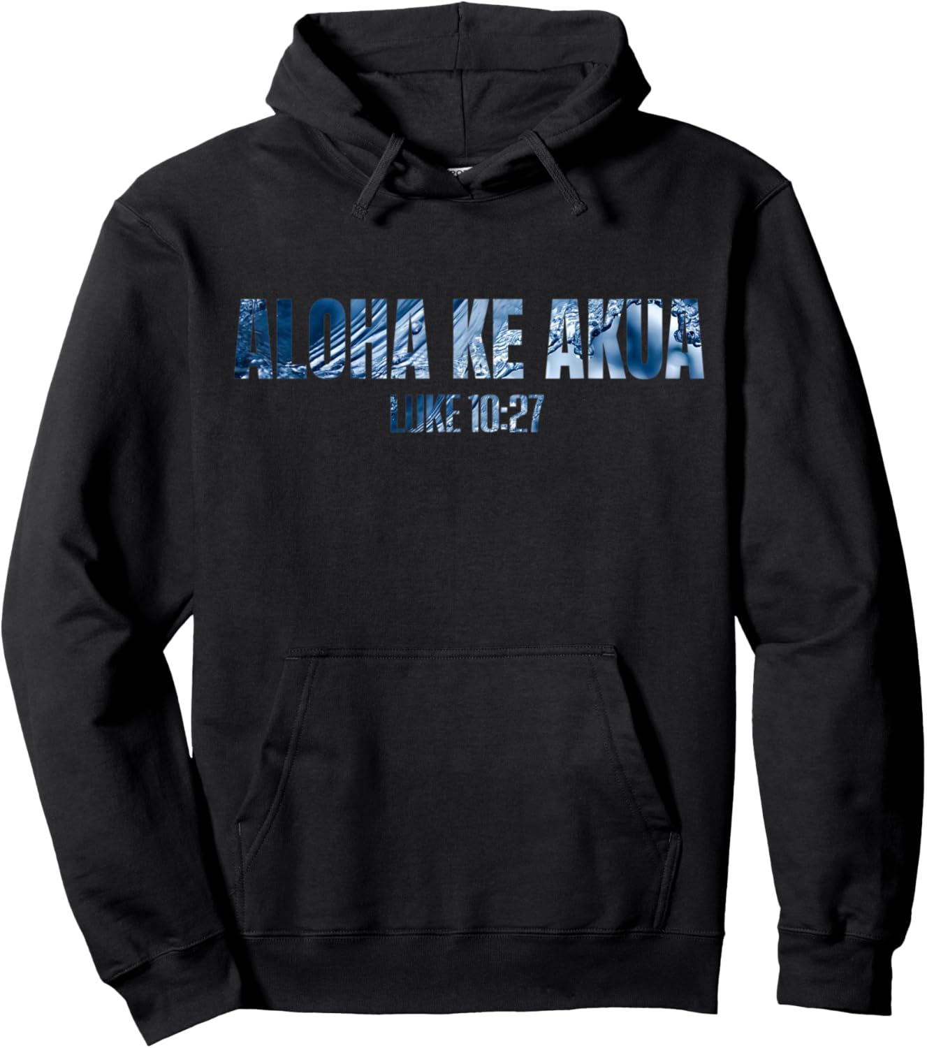 Christian Hawaiian Christian T Women Aloha Ke Akua Hoodie - Hoodie | Black