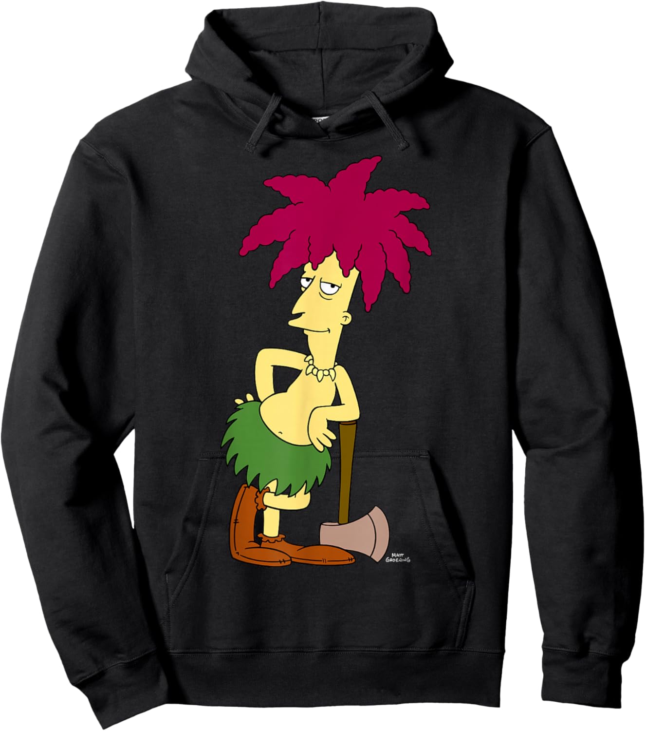 The Simpsons Sideshow Bob With Axe V1 Hoodie - Hoodie | Black