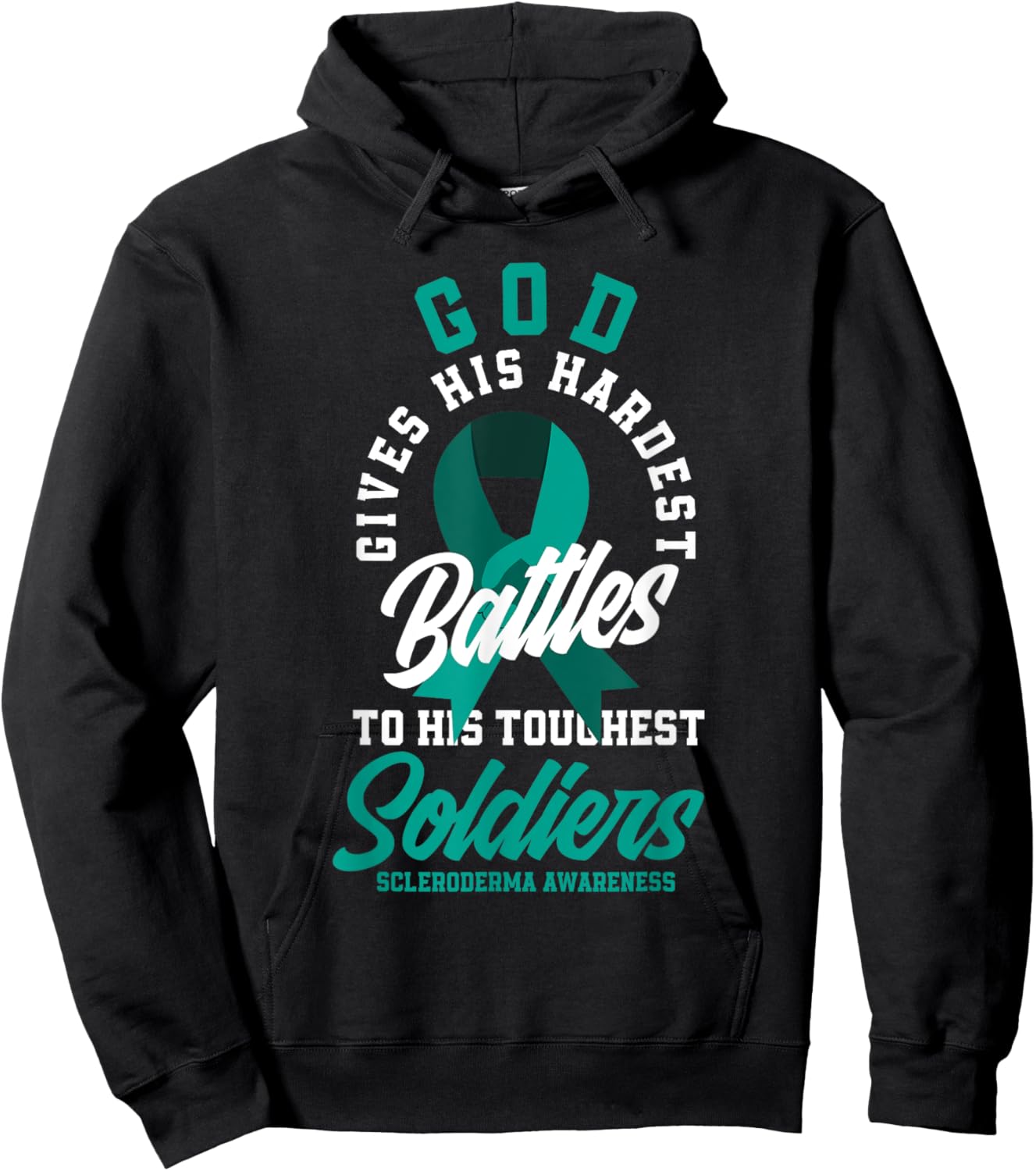 Scleroderma Warrior Scleroderma Awareness Hoodie - Hoodie | Black