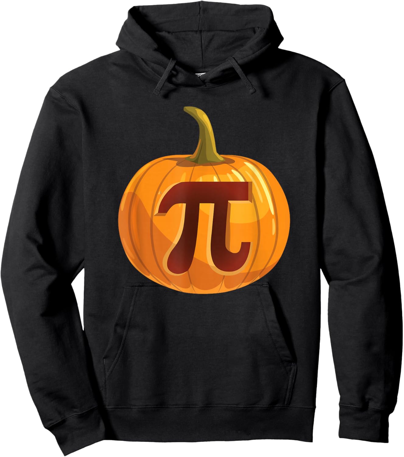 Pumpkin Pi Math Halloween Thanksgiving Funny Pie Day Hoodie - Hoodie | Black
