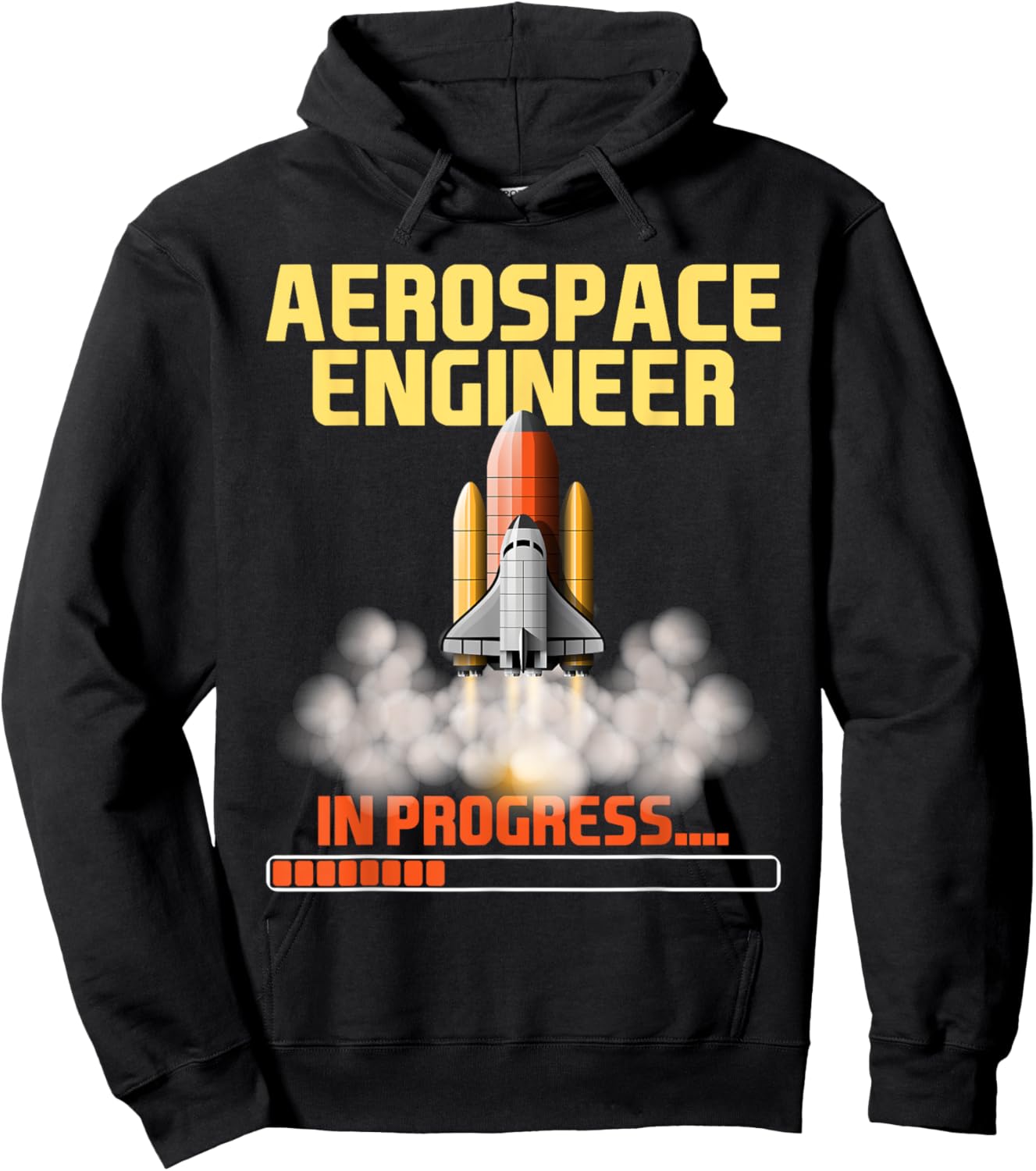 In Progress - Aerospace Engineer Aeronautical Engineering Hoodie - Hoodie | Black