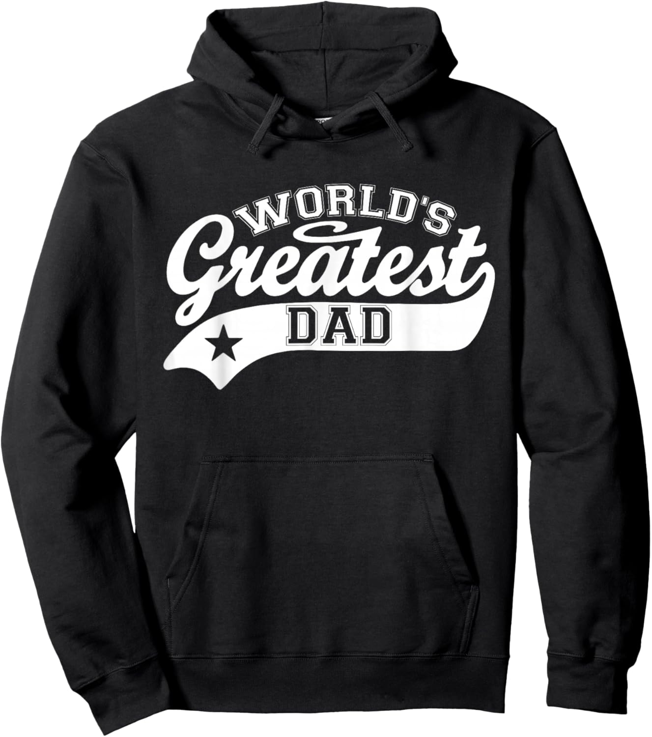 World's Greatest Dad Shirt Funny Father's Day Hoodie - Hoodie | Black