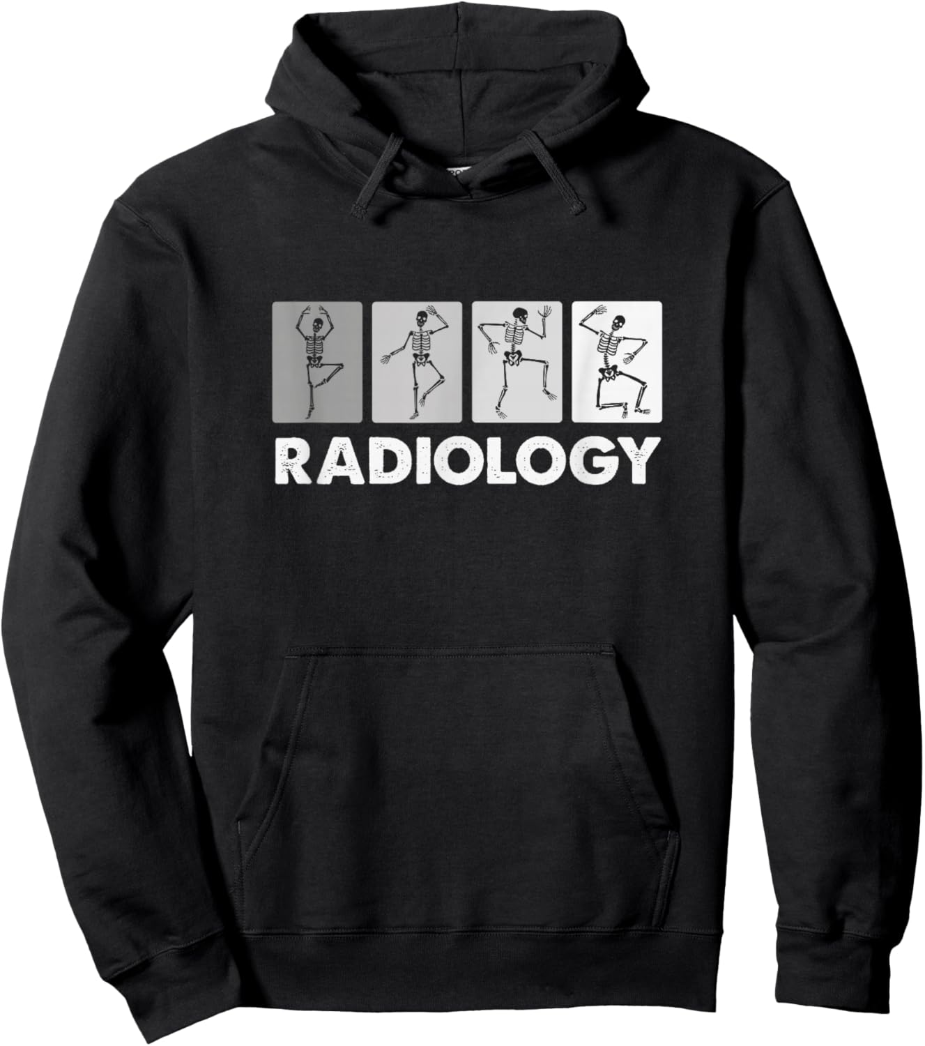 Funny Dancing Skeleton, XRay Radiology Technician Hoodie - Hoodie | Black