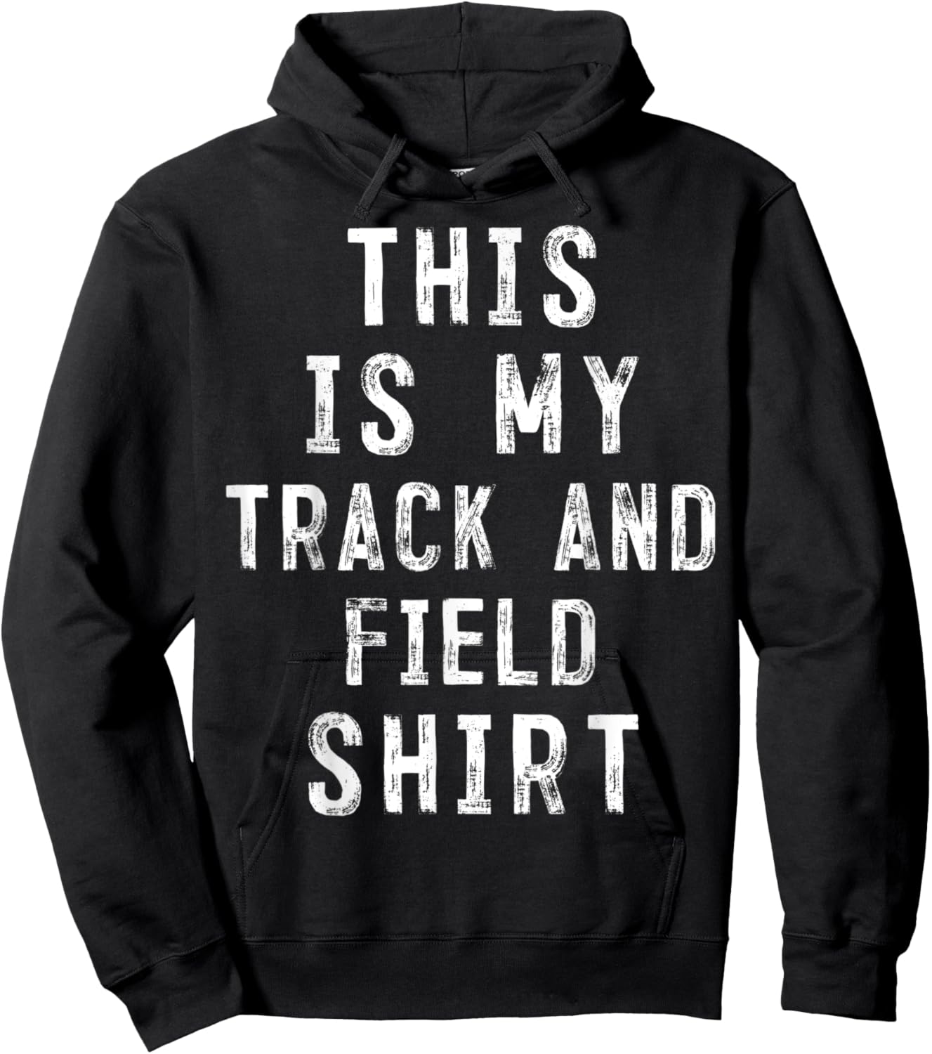 This Is My track and field Shirt Athlete Hoodie - Hoodie | Black
