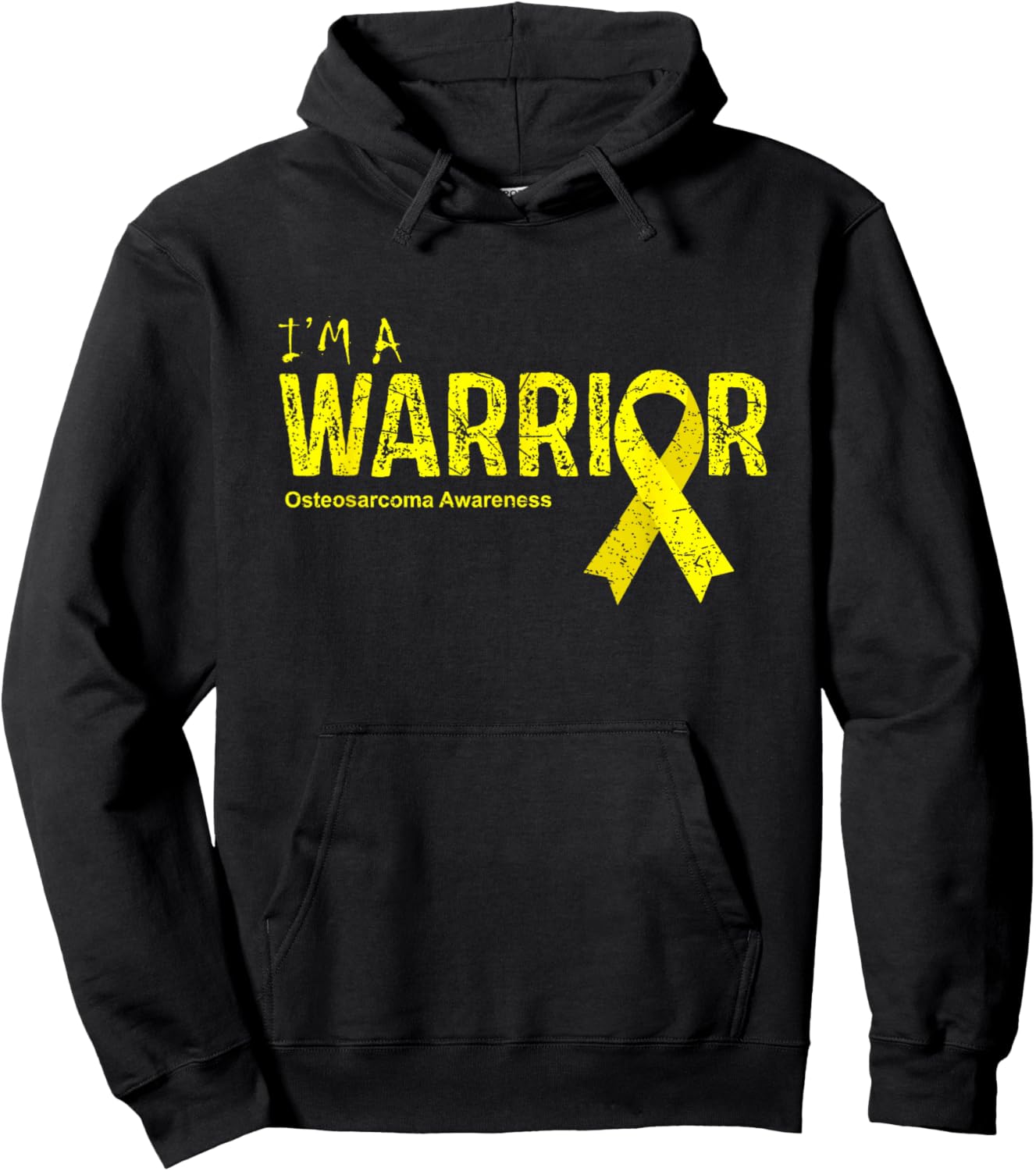 Osteosarcoma Awareness Warrior Hoodie - Hoodie | Black
