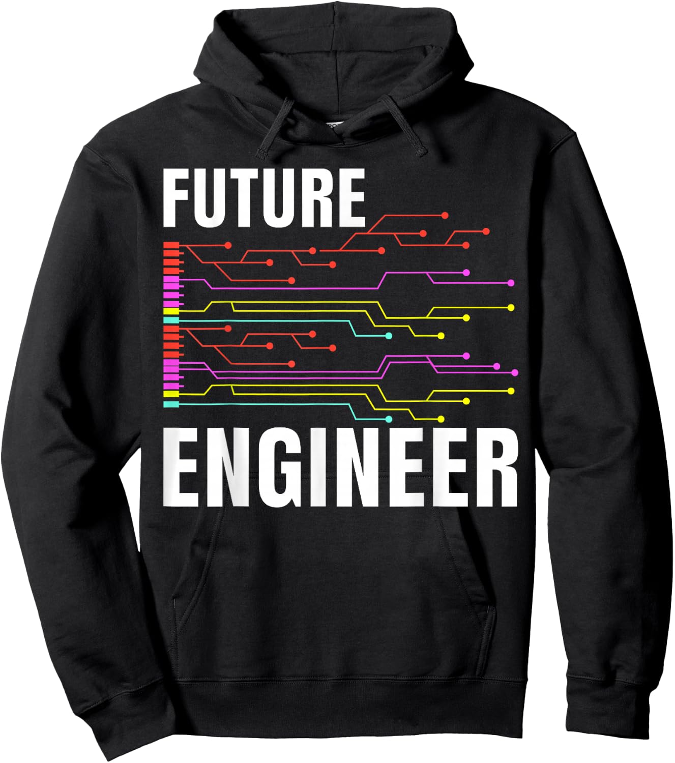 Electrical Engineering Circuit Kids Future Engineer Hoodie - Hoodie | Black