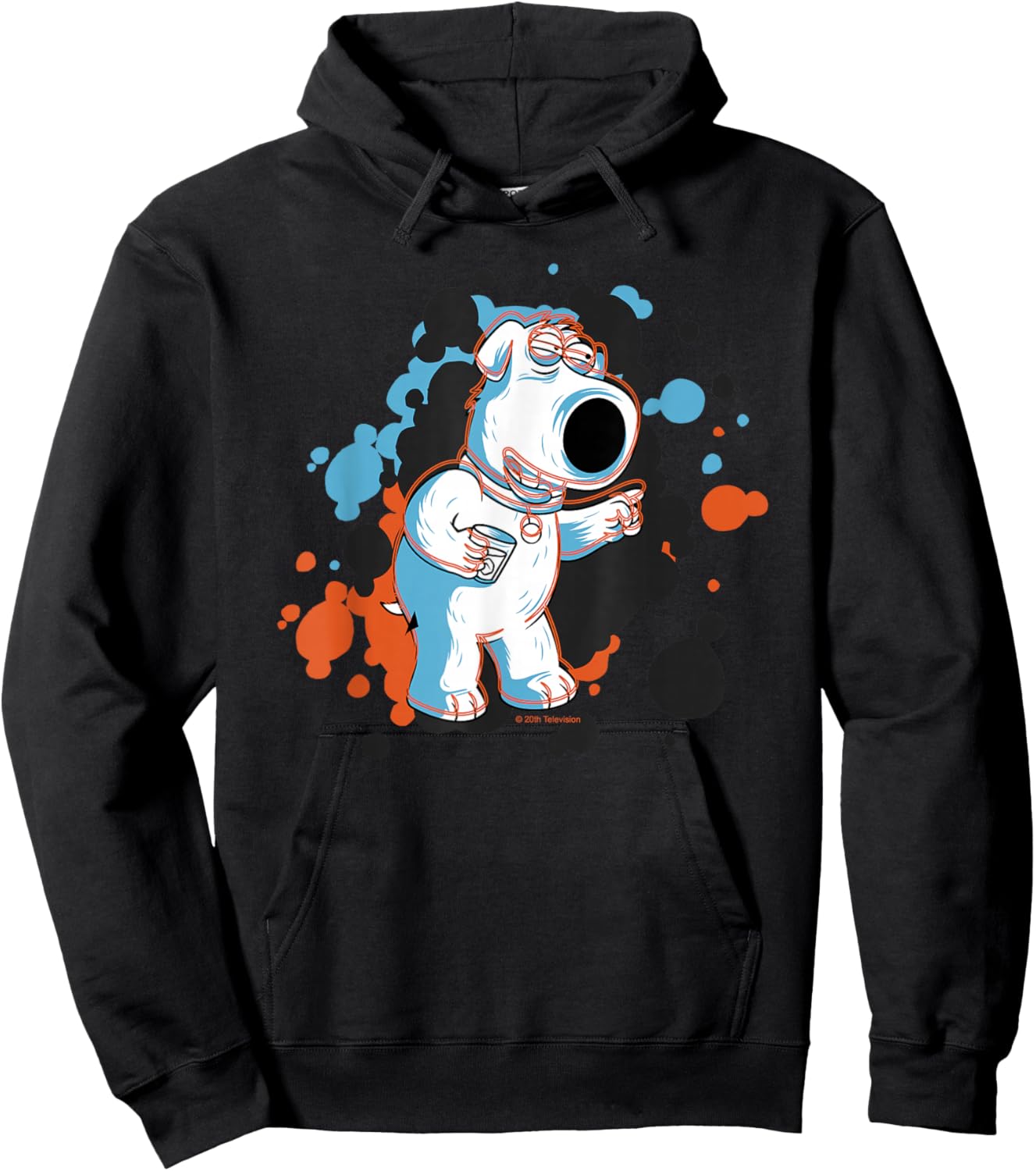 Family Guy Brian Social Butterfly Hoodie - Hoodie | Black