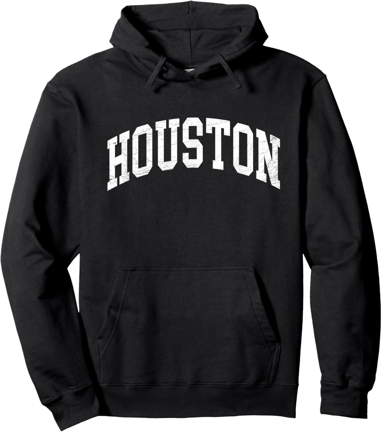 Houston - Texas -Distressed / Worn Design - Classic Hoodie - Hoodie | Black