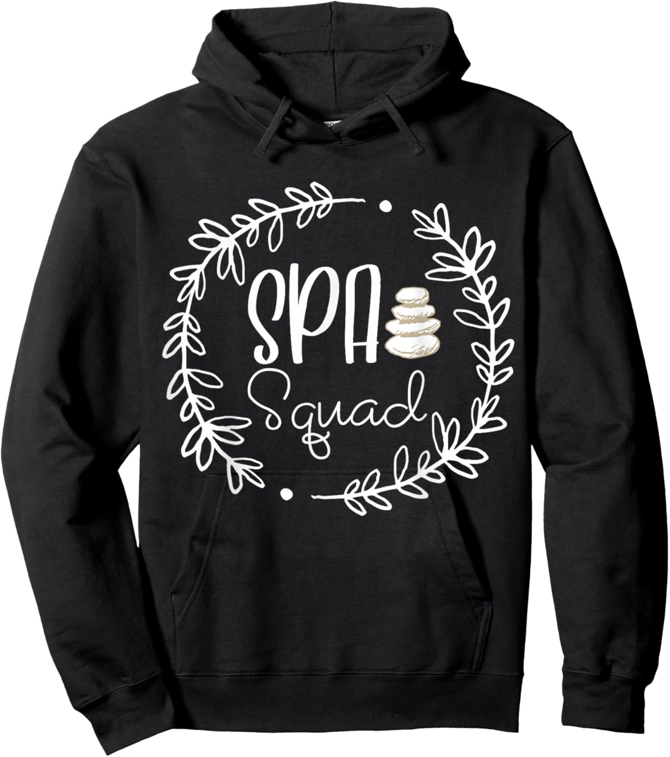 Spa Squad Funny Birthday Girl Party Hoodie - Hoodie | Black