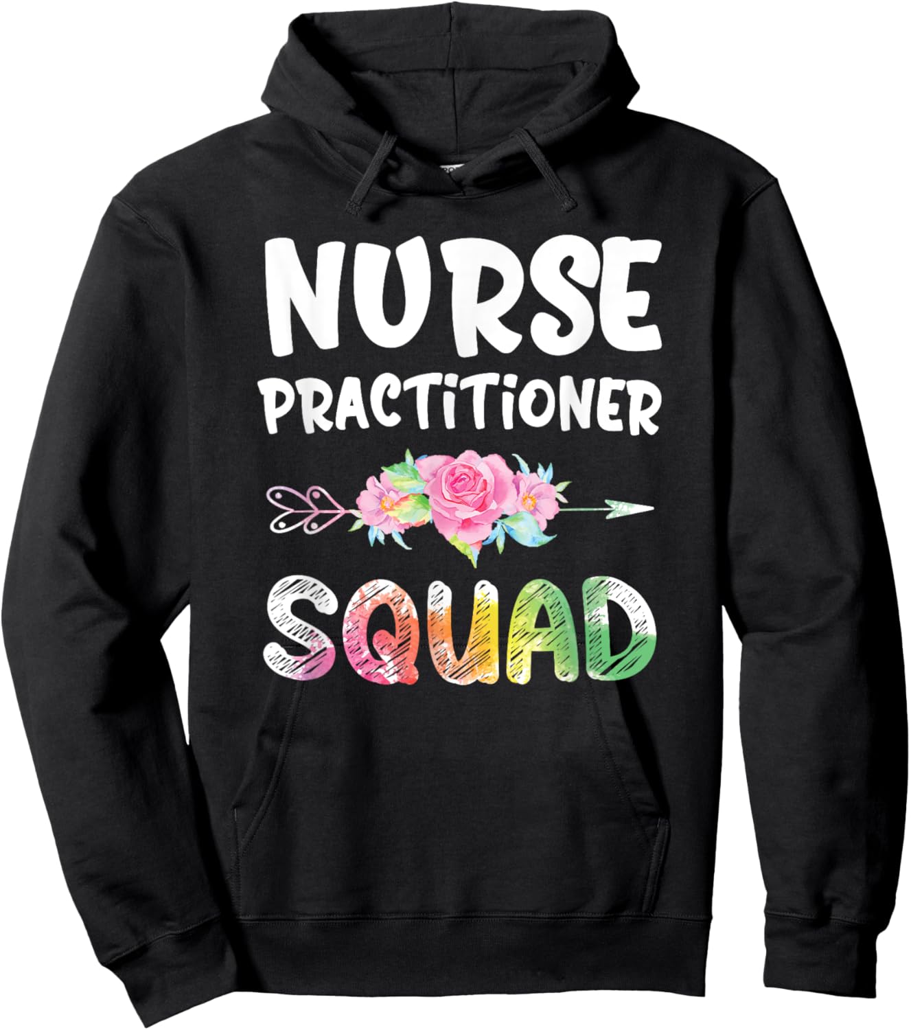 Nurse Practitioner Squad Shirt NP Matching Nurse Hoodie - Hoodie | Black