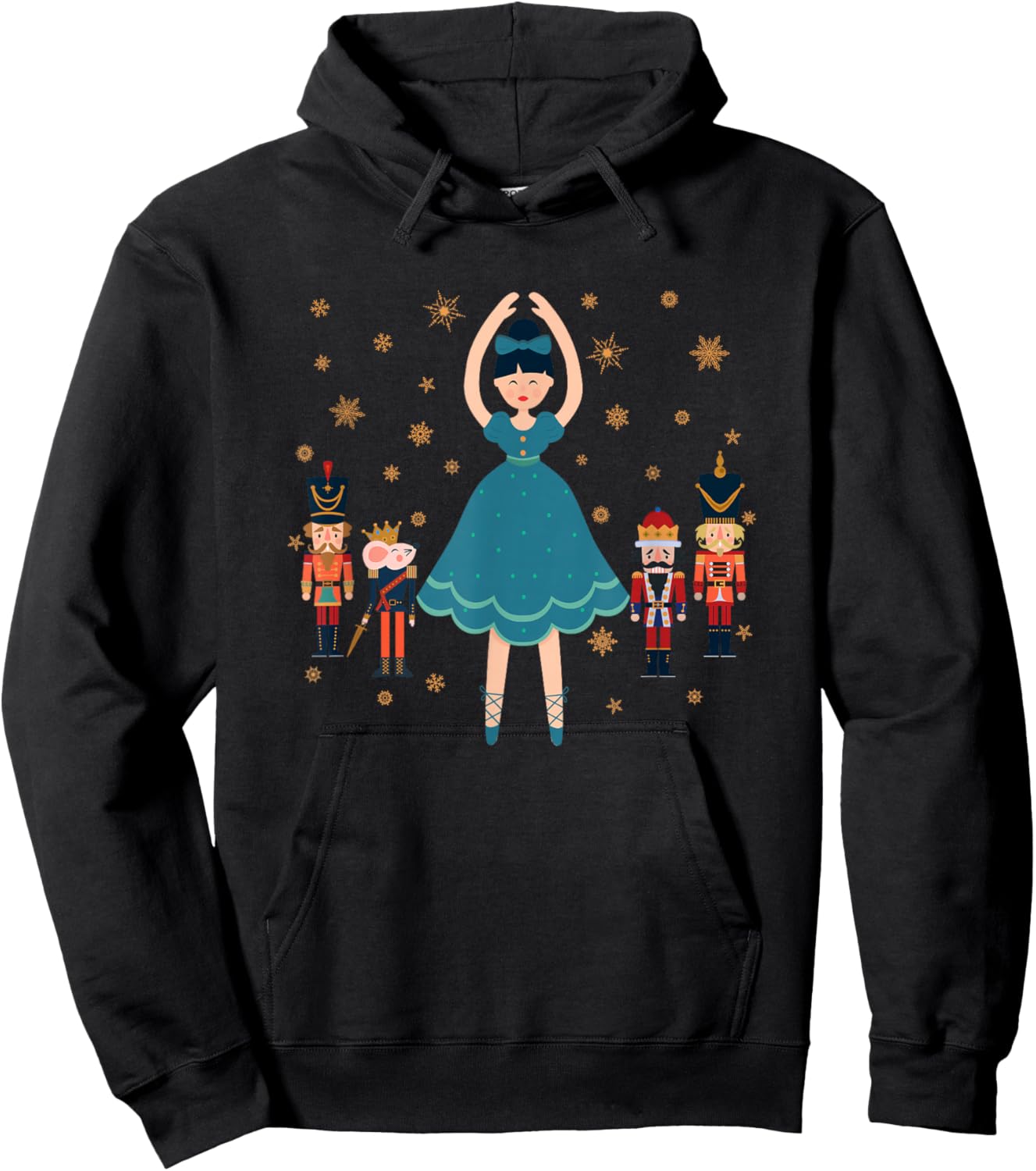 Christmas Ballet Clara Mouse King Princess Nutcracker Hoodie - Hoodie | Black