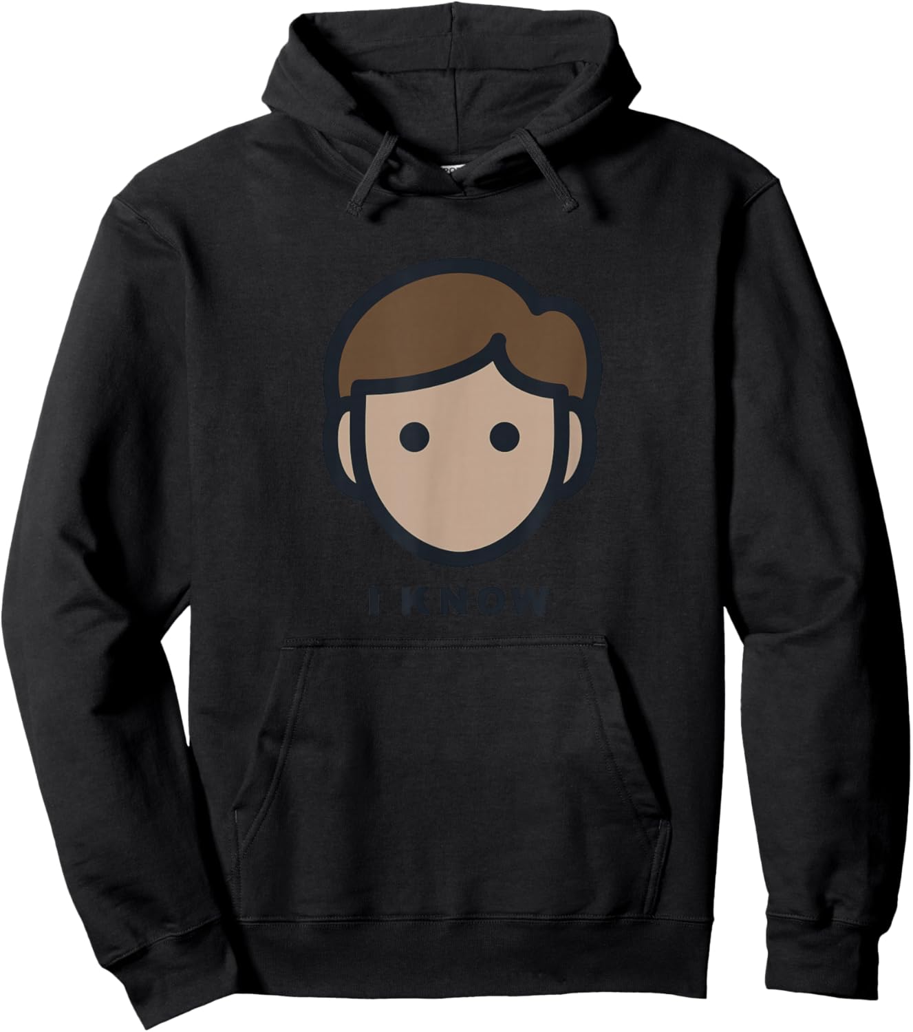 Star Wars Cartoon Han Solo I Know Hoodie - Hoodie | Black