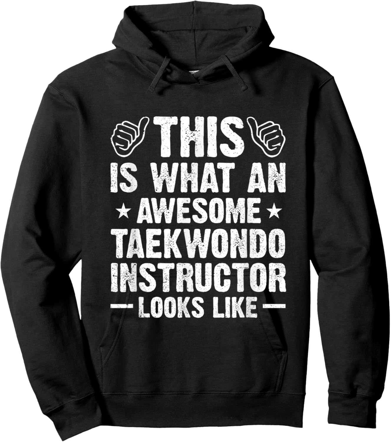 This Is What An Awesome Taekwondo Instructor Looks Like Hoodie - Hoodie | Black