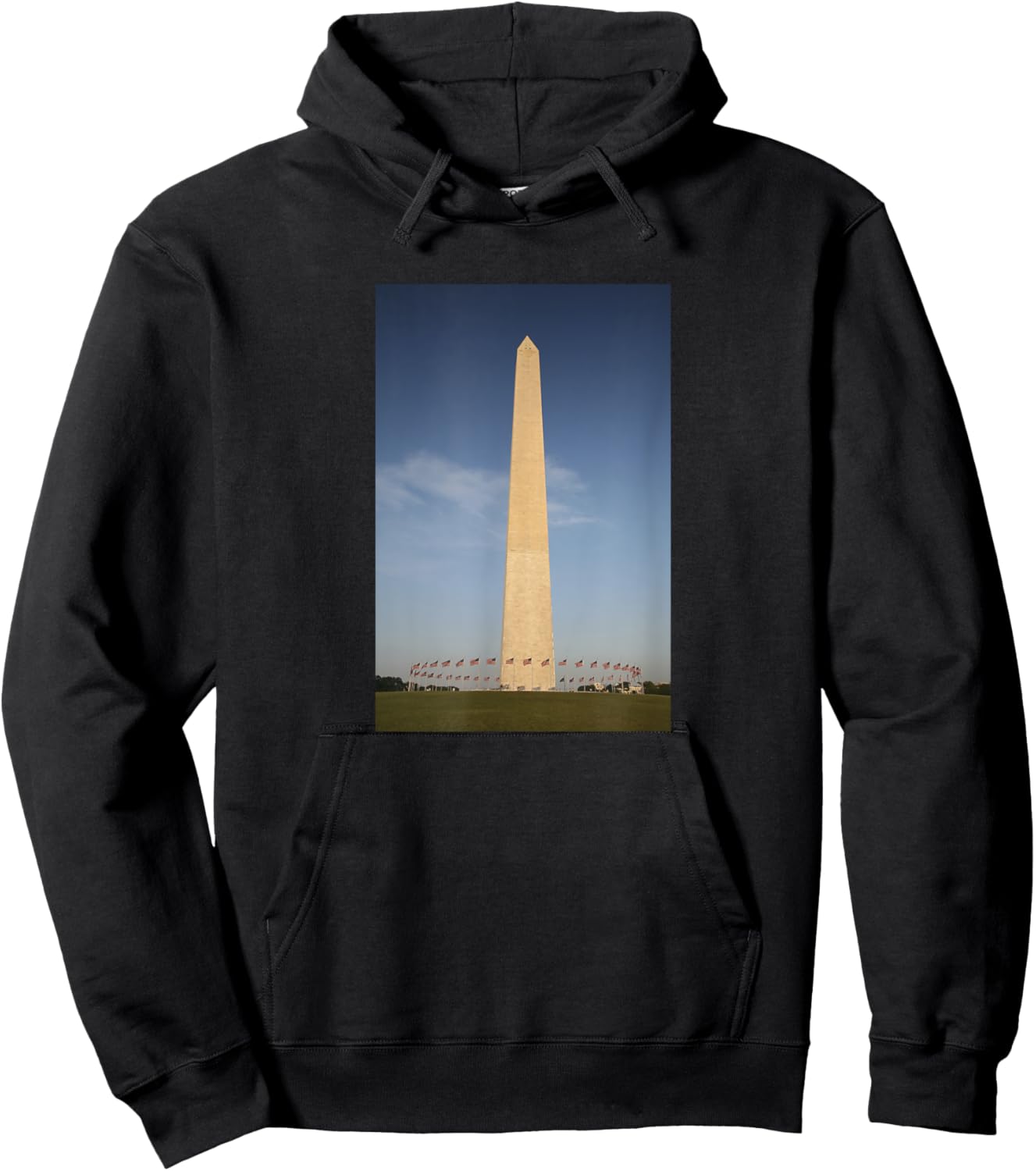 Washington Monument Memorial Obelisk USA Landmark Hoodie - Hoodie | Black