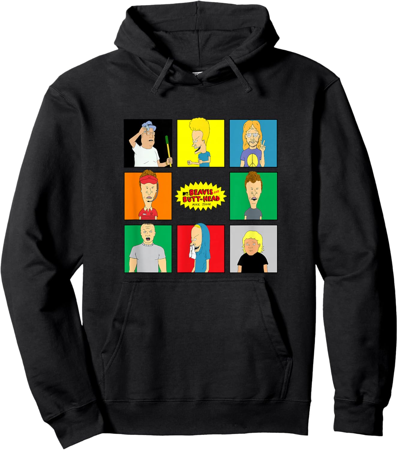 Beavis and Butthead - Boxed In Hoodie - Hoodie | Black