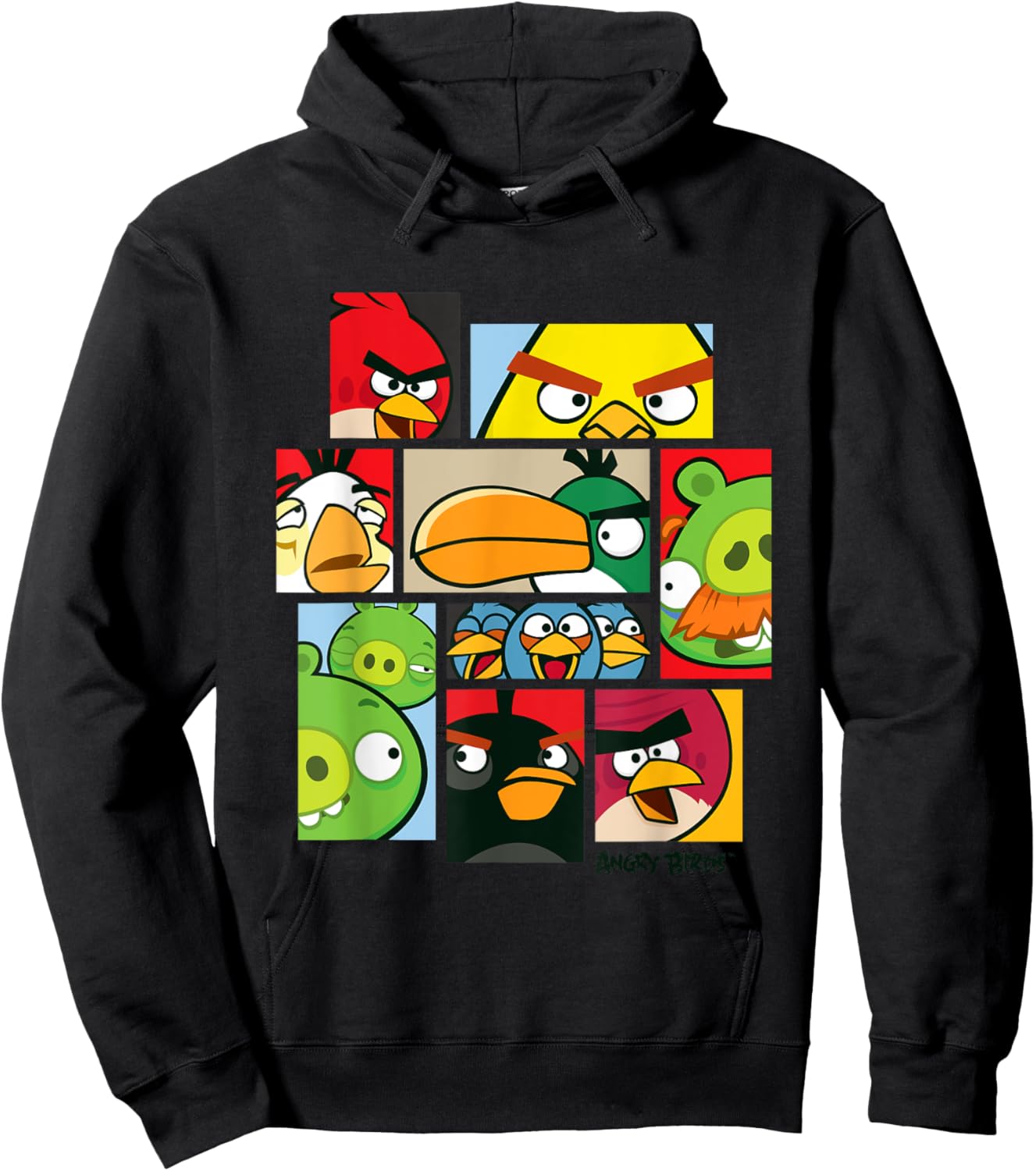 Angry Birds Collage Official Merchandise Hoodie - Hoodie | Black