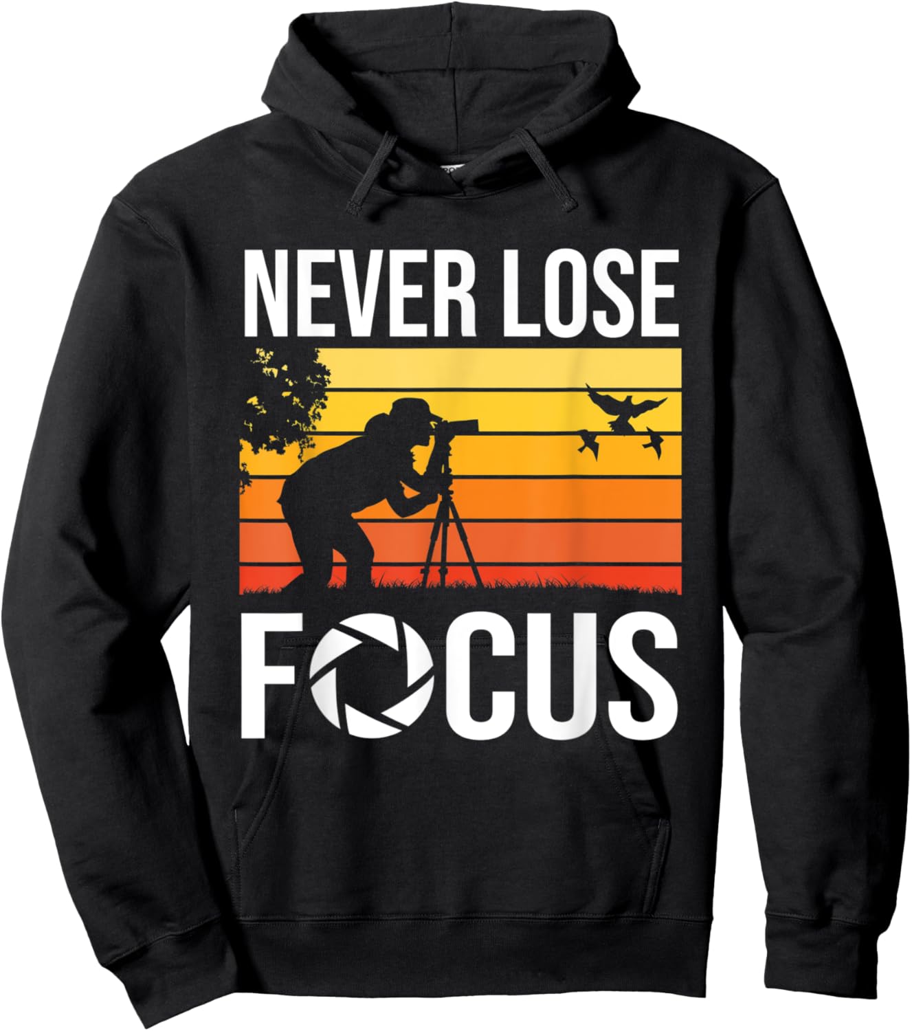 Never Lose Focus – Art Of Photography Future Cameraman Hoodie - Hoodie | Black