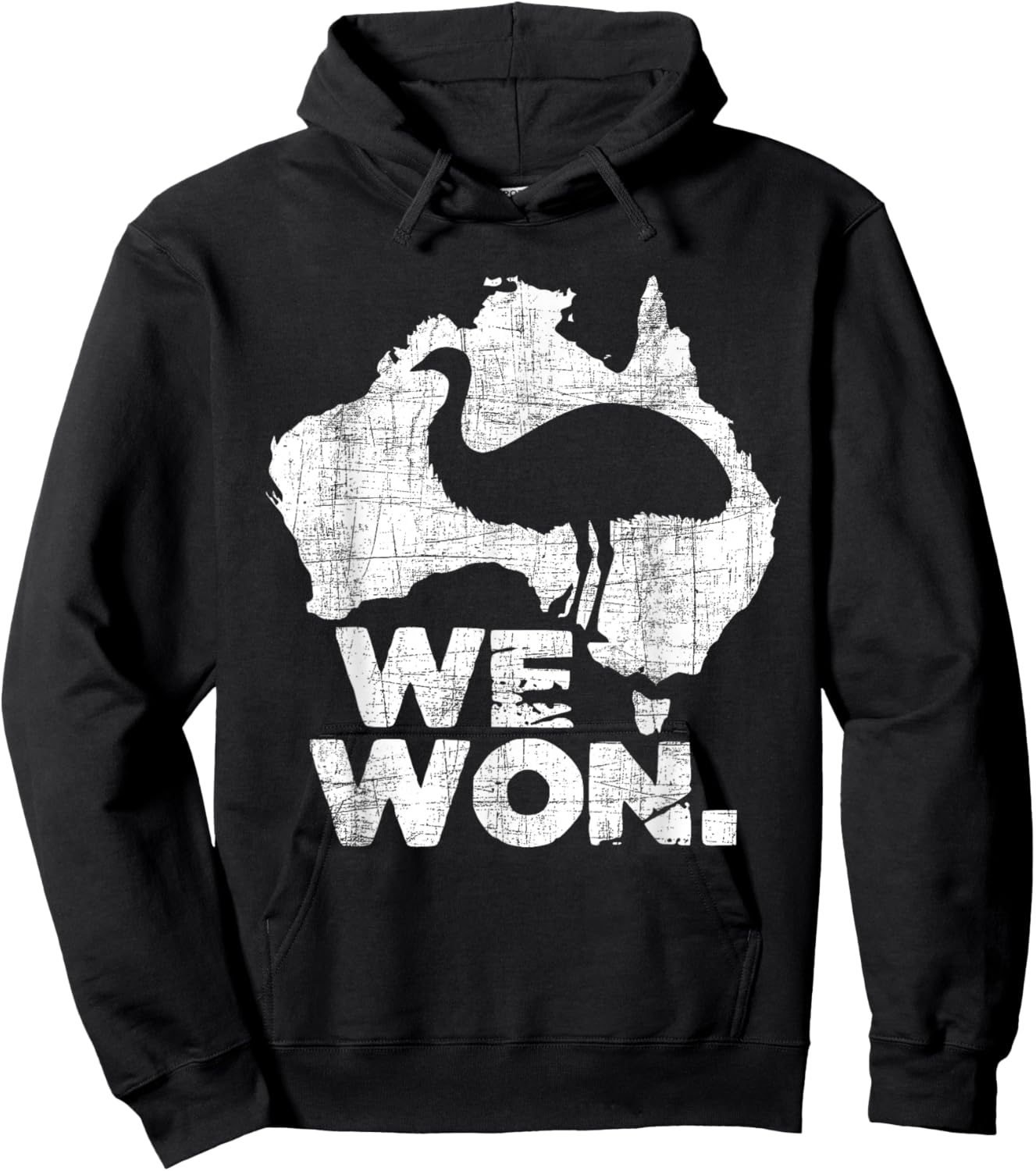 We Won - Great Emu War Australian History Emu Lover Hoodie - Hoodie | Black