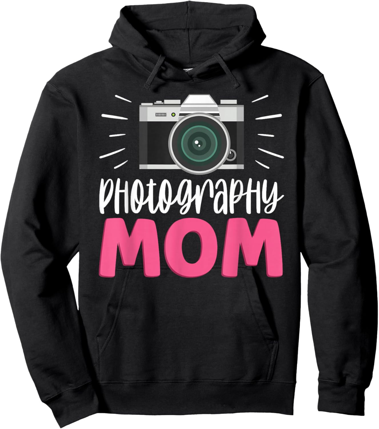 Photograhpy Mom Mother Photographer Camera Photography Mommy Hoodie - Hoodie | Black