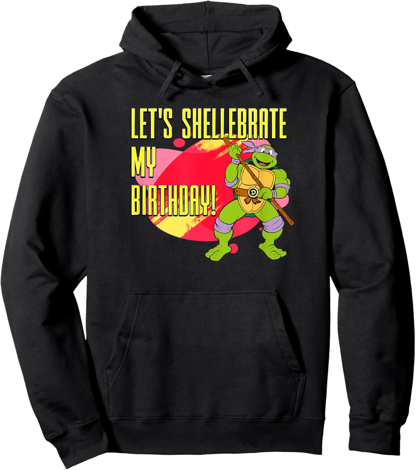 Donatello - Let's Shellebrate my Birthday! Hoodie - Hoodie | Black