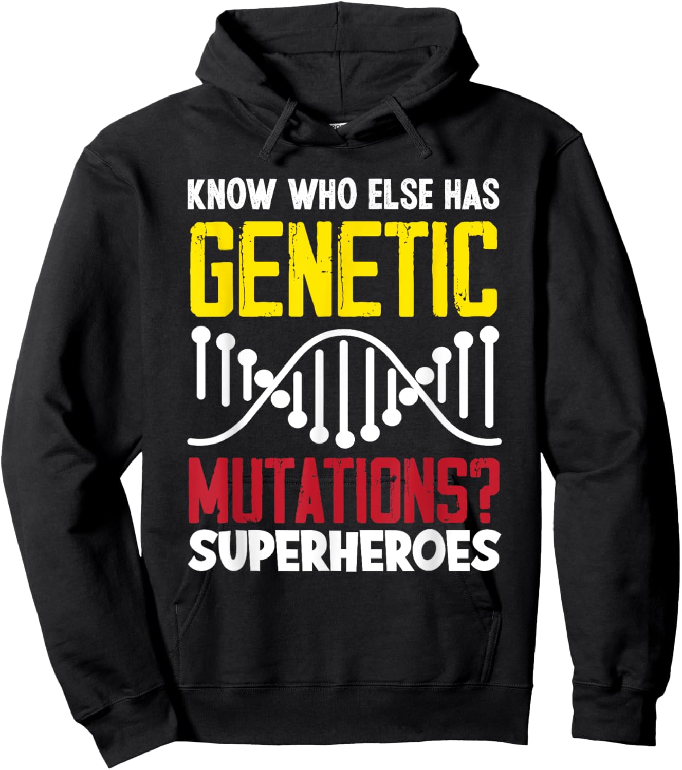 Genetic Disorder Awareness Genetic Mutations Hoodie - Hoodie | Black