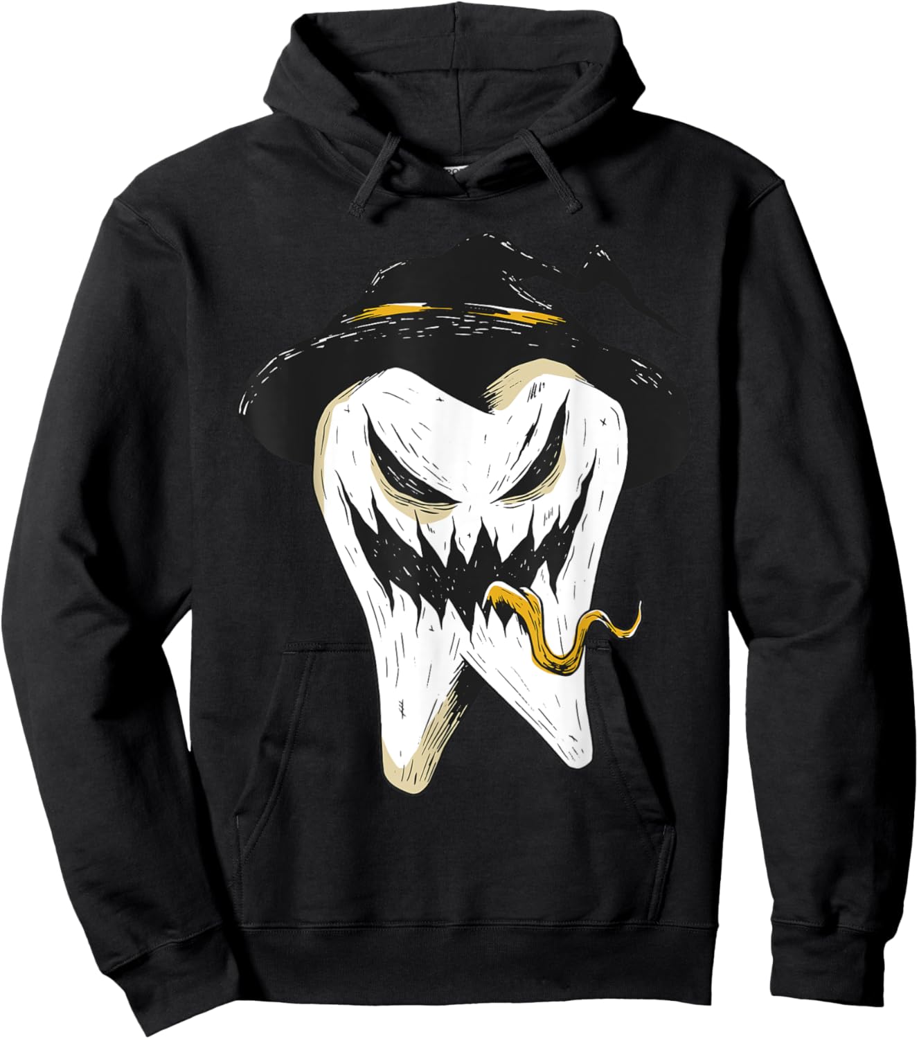 Halloween I Tooth Fairy Monster Tooth Horror Scary Evil Hoodie - Hoodie | Black