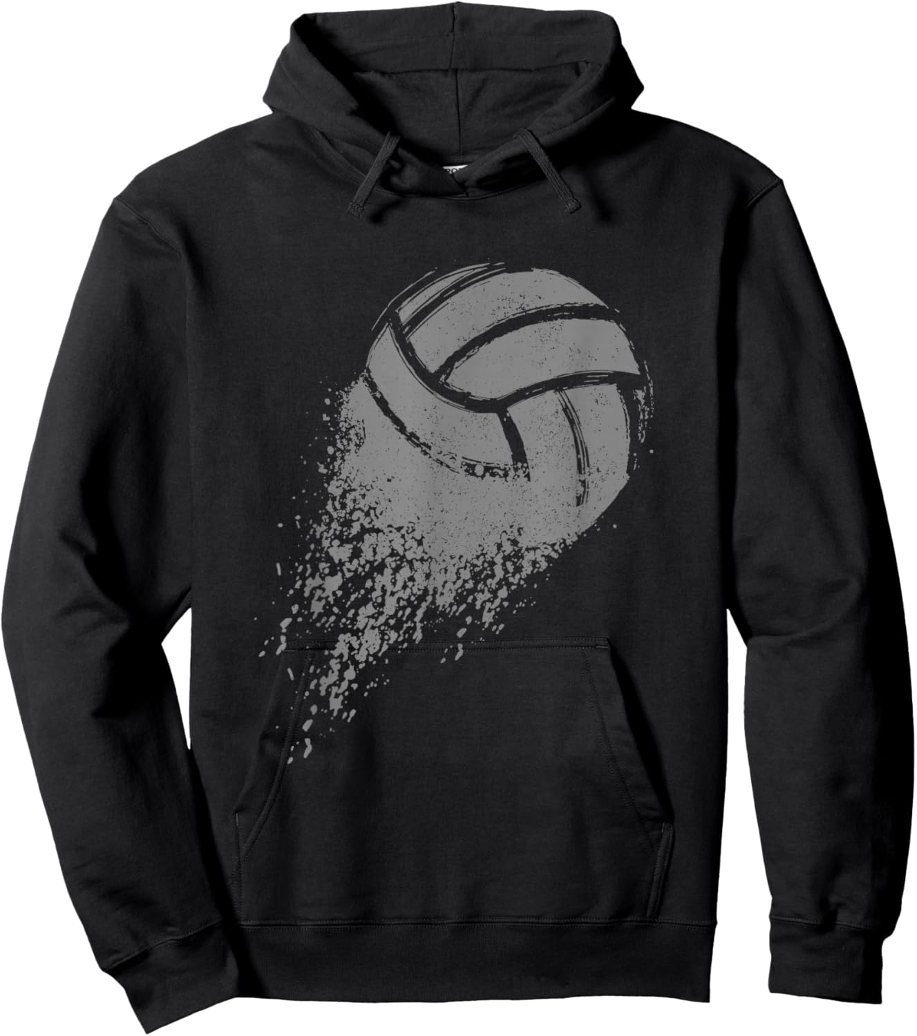 Volleyball Vintage Retro Sport Volleyball Player Hoodie - Hoodie | Black
