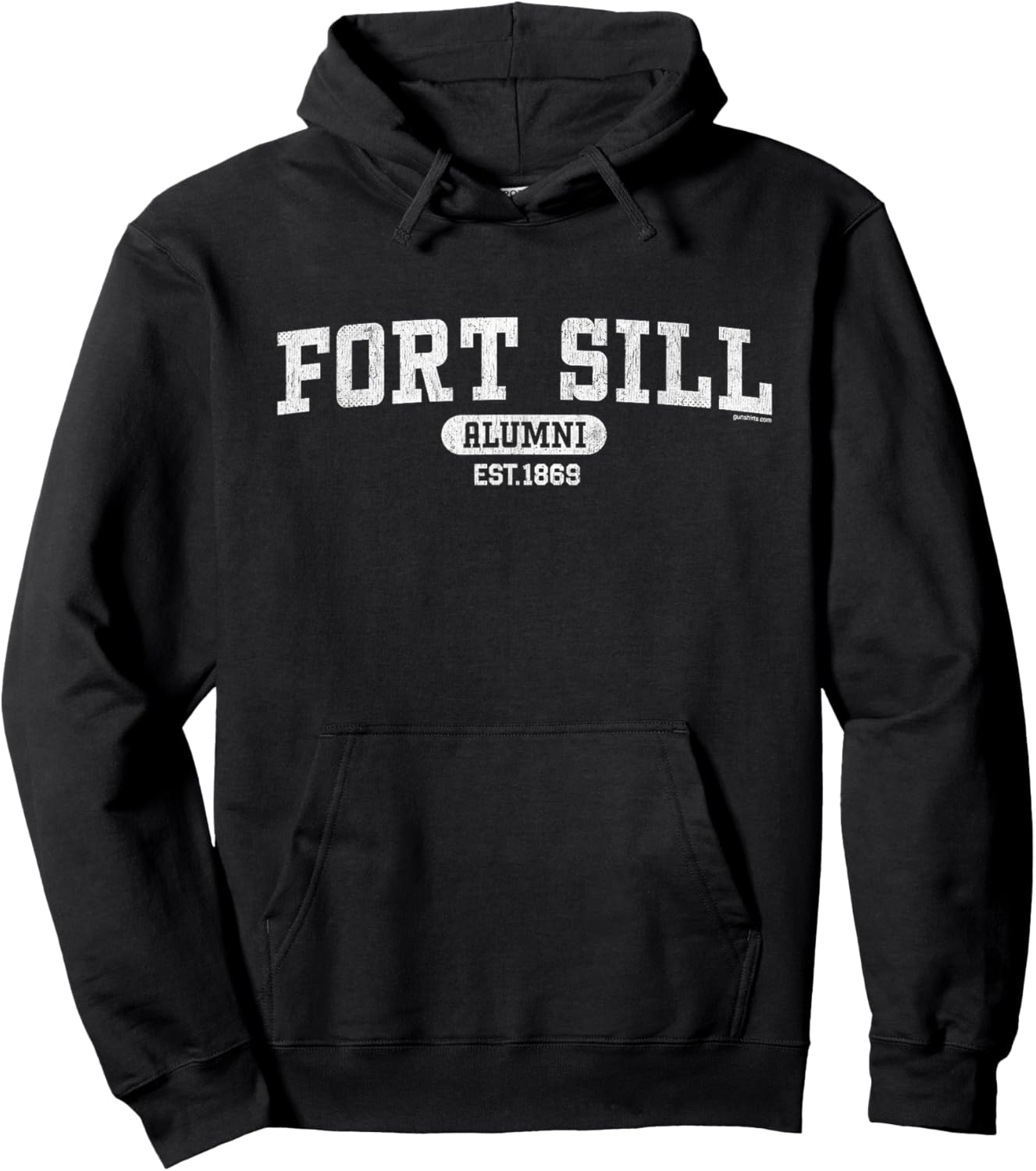 Fort Sill Alumni - Army Artillery School, Oklahoma Hoodie - Hoodie | Black
