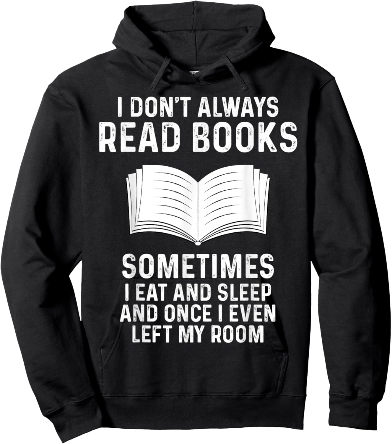 Funny Reading books saying Quote for Girls Boys Men Women Hoodie - Hoodie | Black