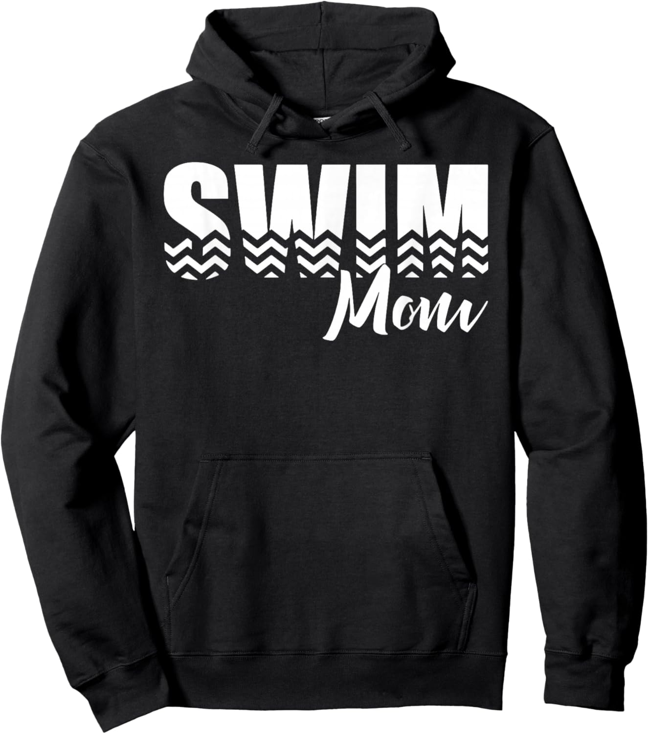 Funny Swim Mom , Family Mommy Mama Shirts Hoodie - Hoodie | Black