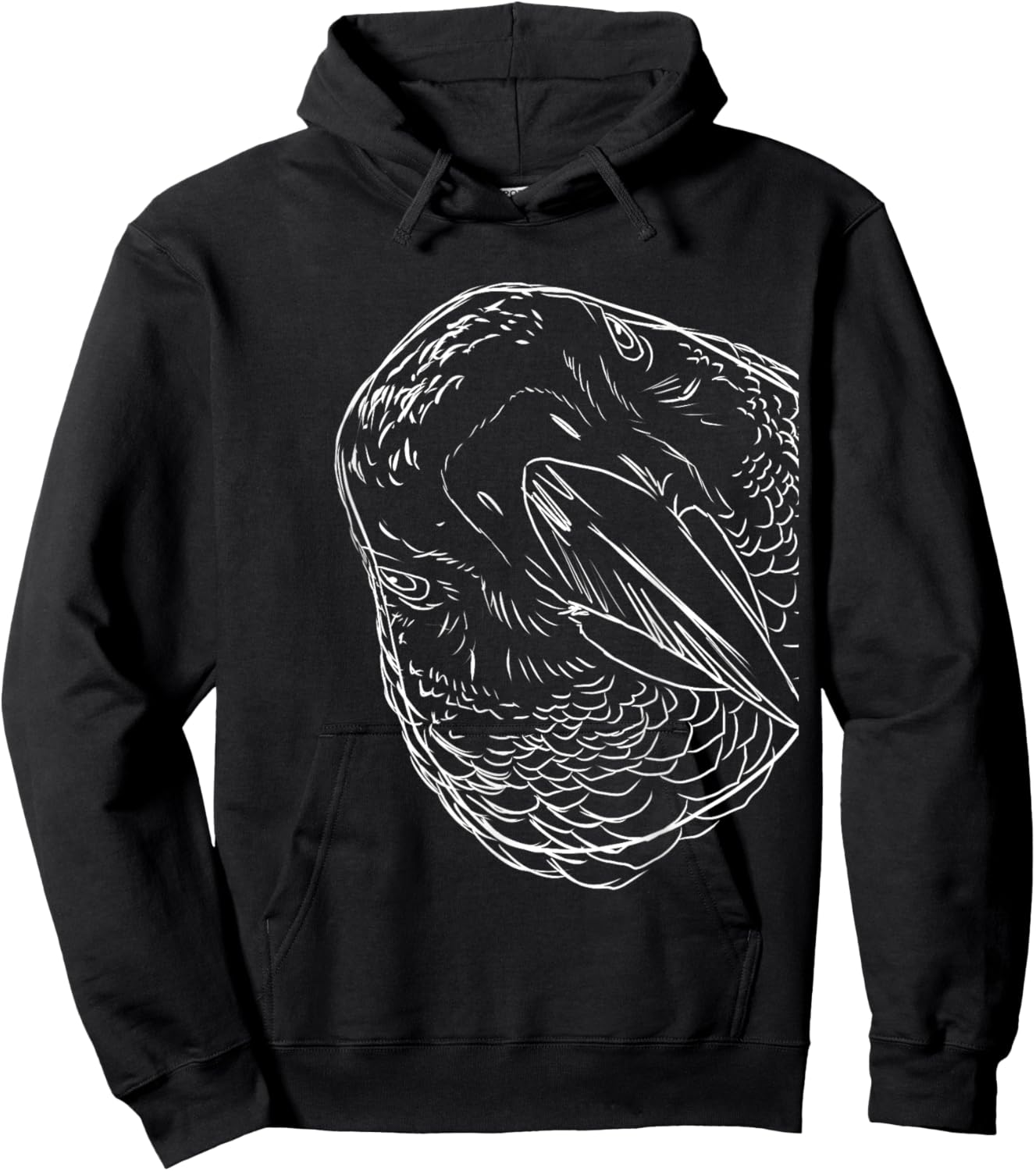 Funny Bird African Gray Parrot Hoodie - Hoodie | Black