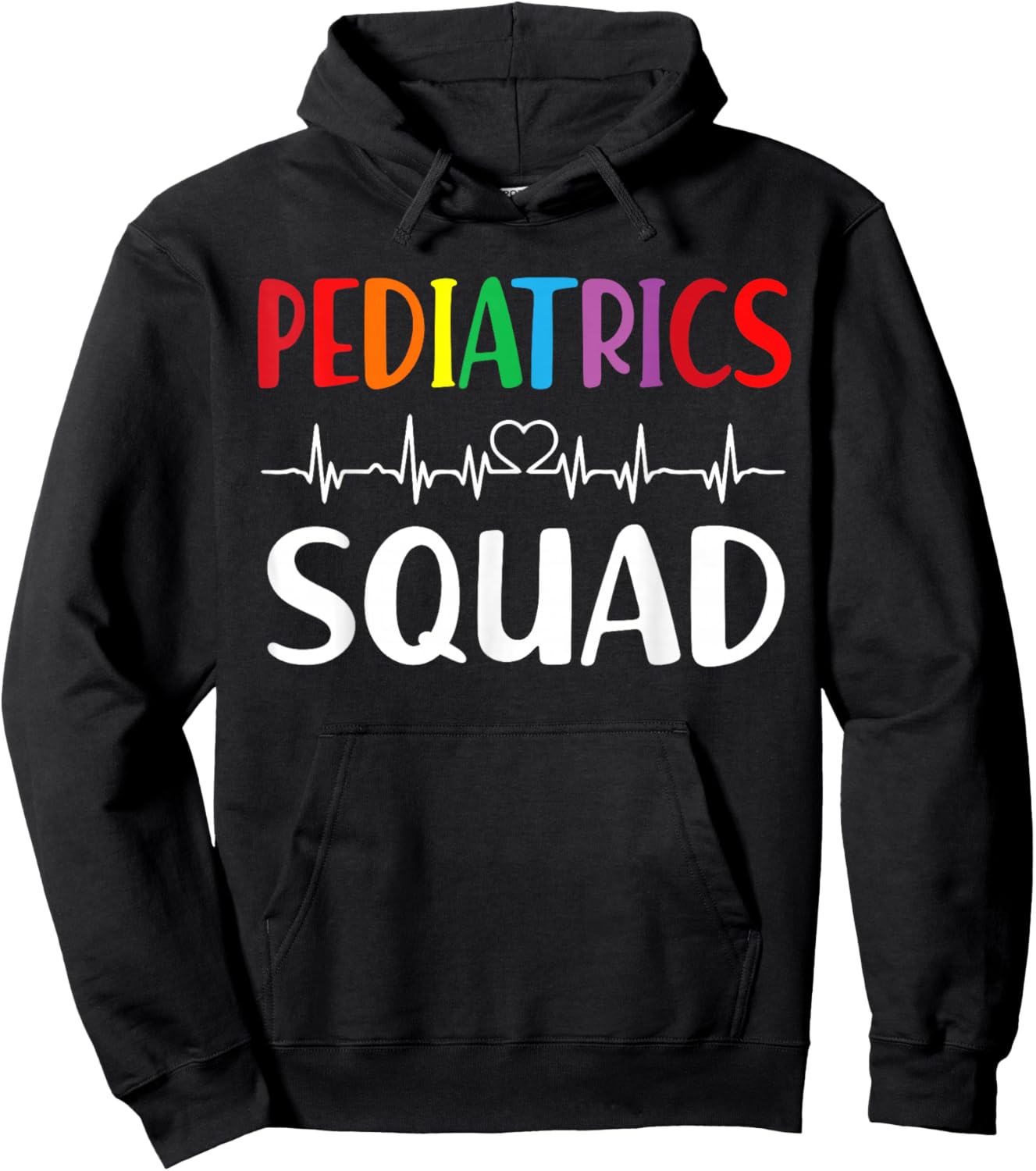 Pediatrics Squad Peds Registered Nurse Hoodie - Hoodie | Black