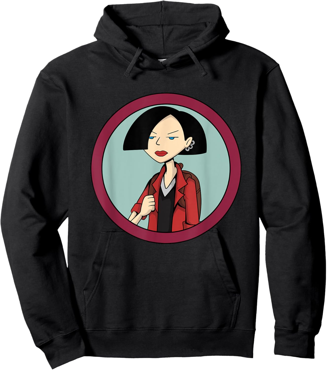 Mademark x Daria - Jane Lane “Oh Bummer!” Daria Hoodie - Hoodie | Black