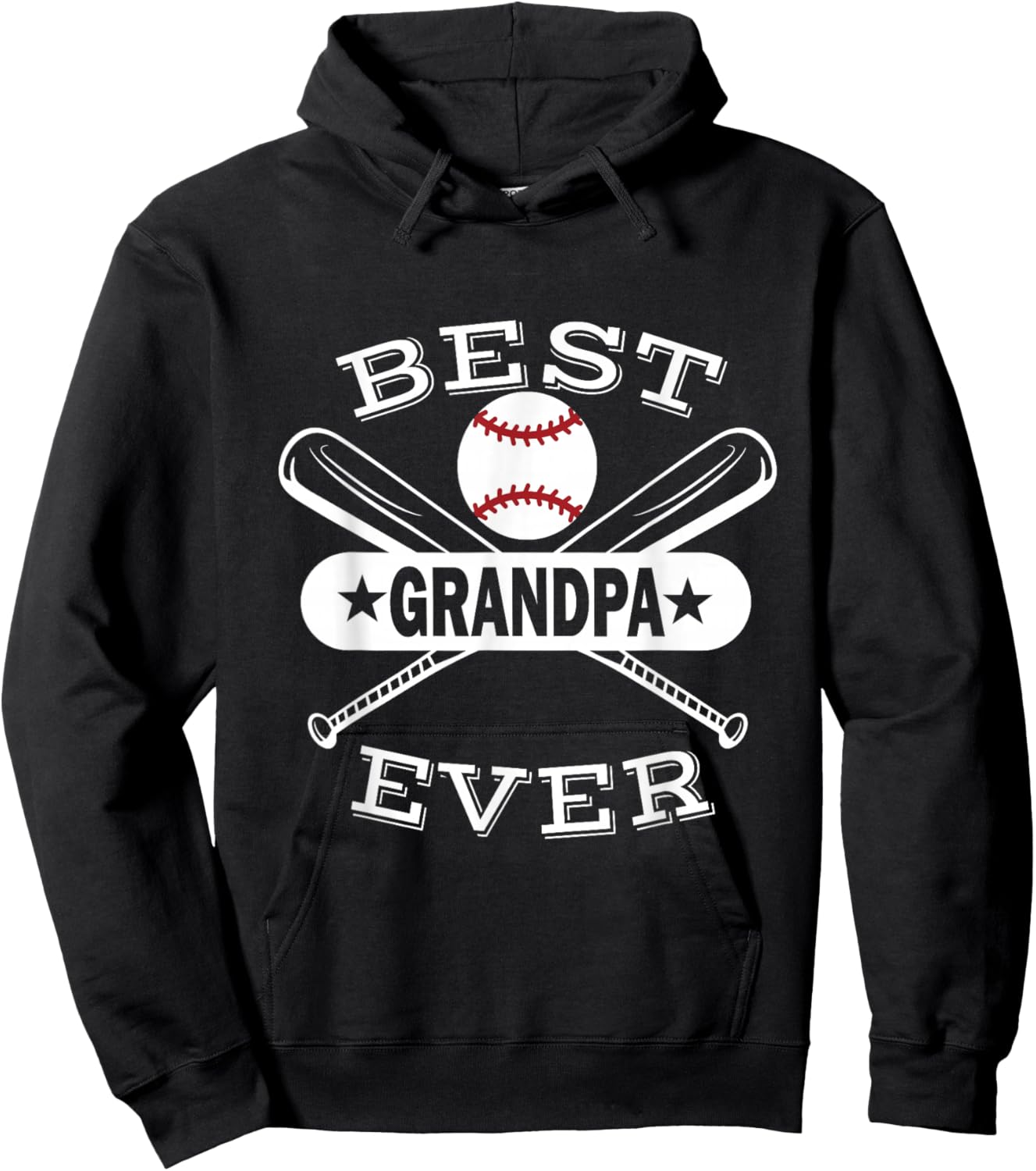 Best Baseball Grandpa Grandson Ball Sport Player Grandfather Hoodie - Hoodie | Black