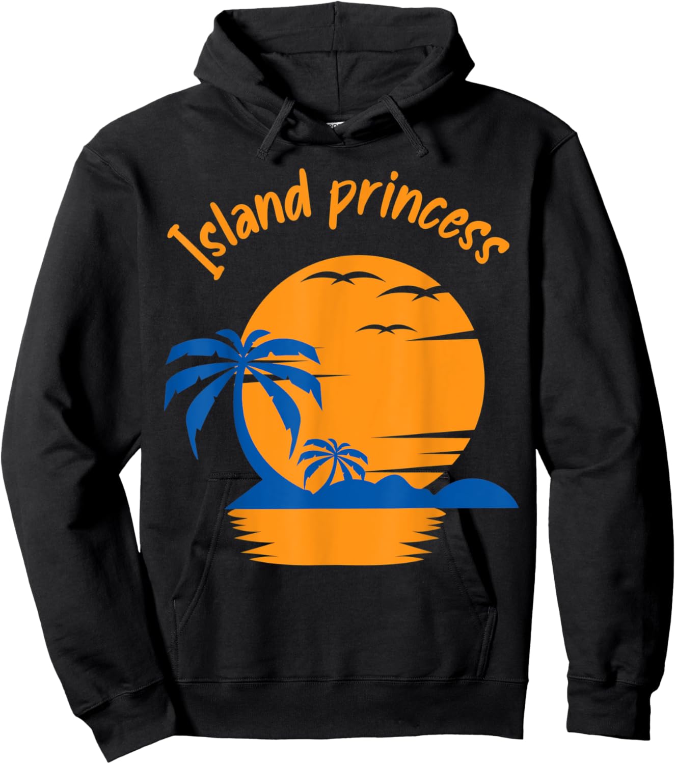 Island Princess Beach Fan Island Men Women Hoodie - Hoodie | Black
