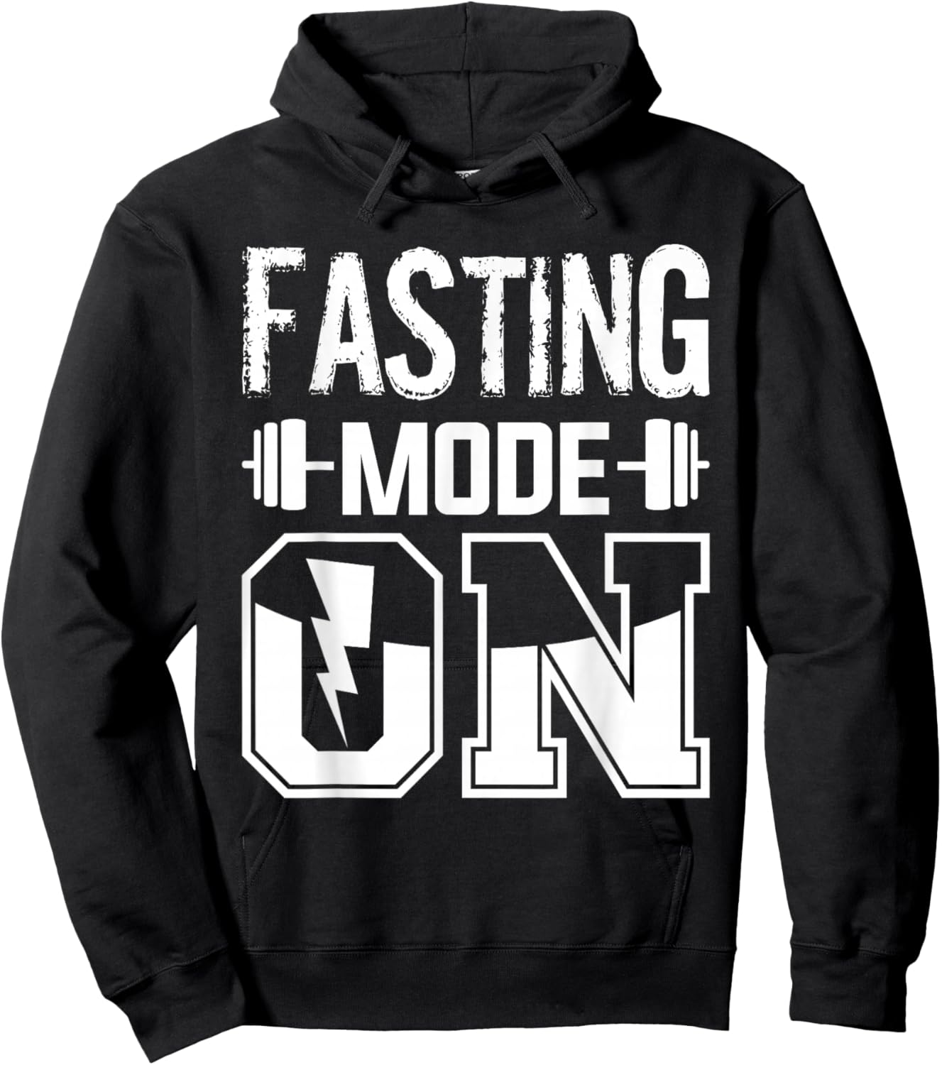 Fasting Mode On Weight Loss Workout Diet Hoodie - Hoodie | Black
