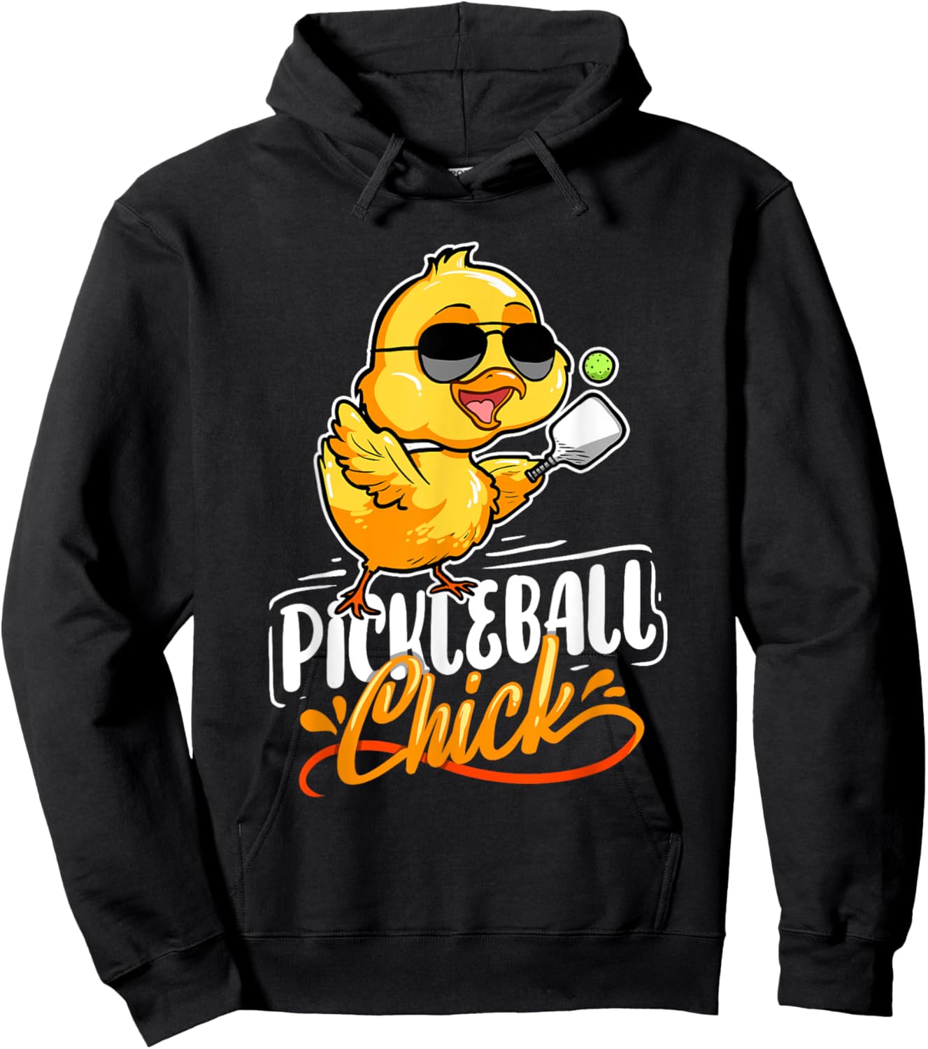 Pickleball Chick Pickleball Player Pickleball Hoodie - Hoodie | Black