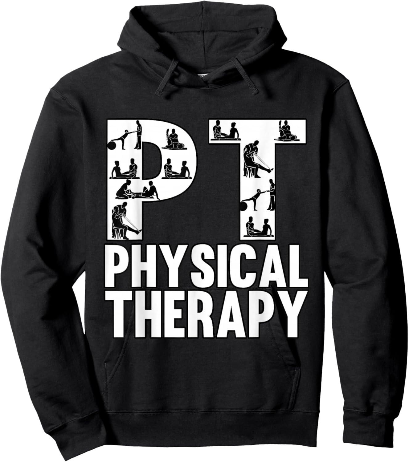 Health PT Physical Therapy Clinical Medical Professional Hoodie - Hoodie | Black