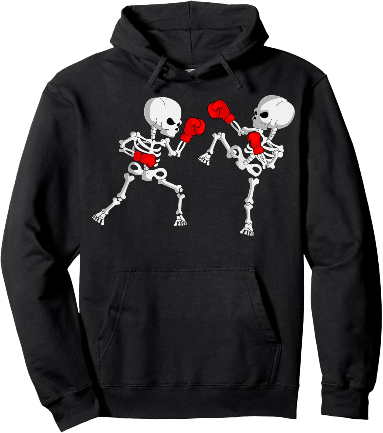 Kickboxing Skeleton Kickboxer Boxing MMA Hoodie - Hoodie | Black