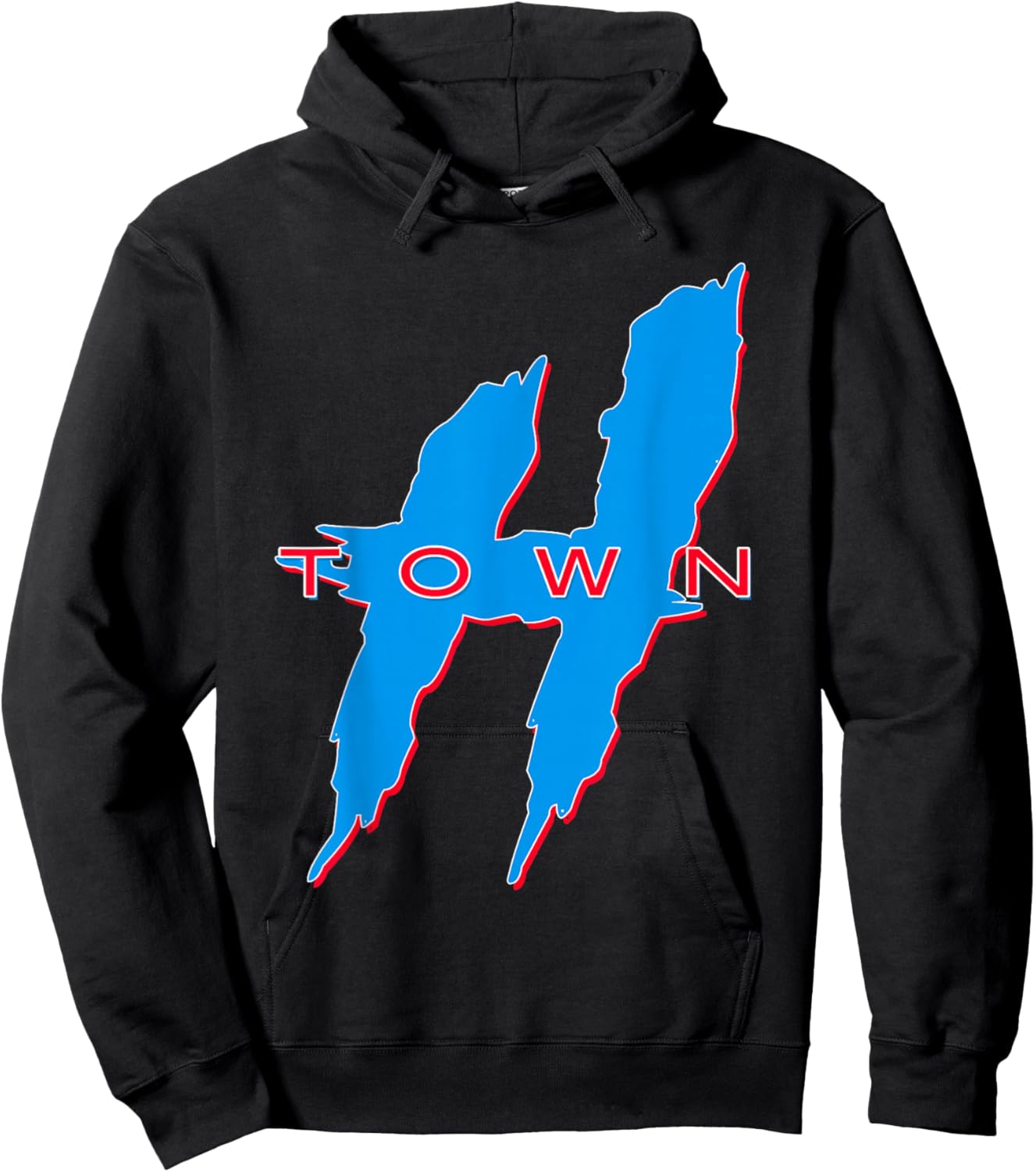 Houston Shirt, H-Town, Hustle Town, The H, Houston Texas 713 Hoodie - Hoodie | Black