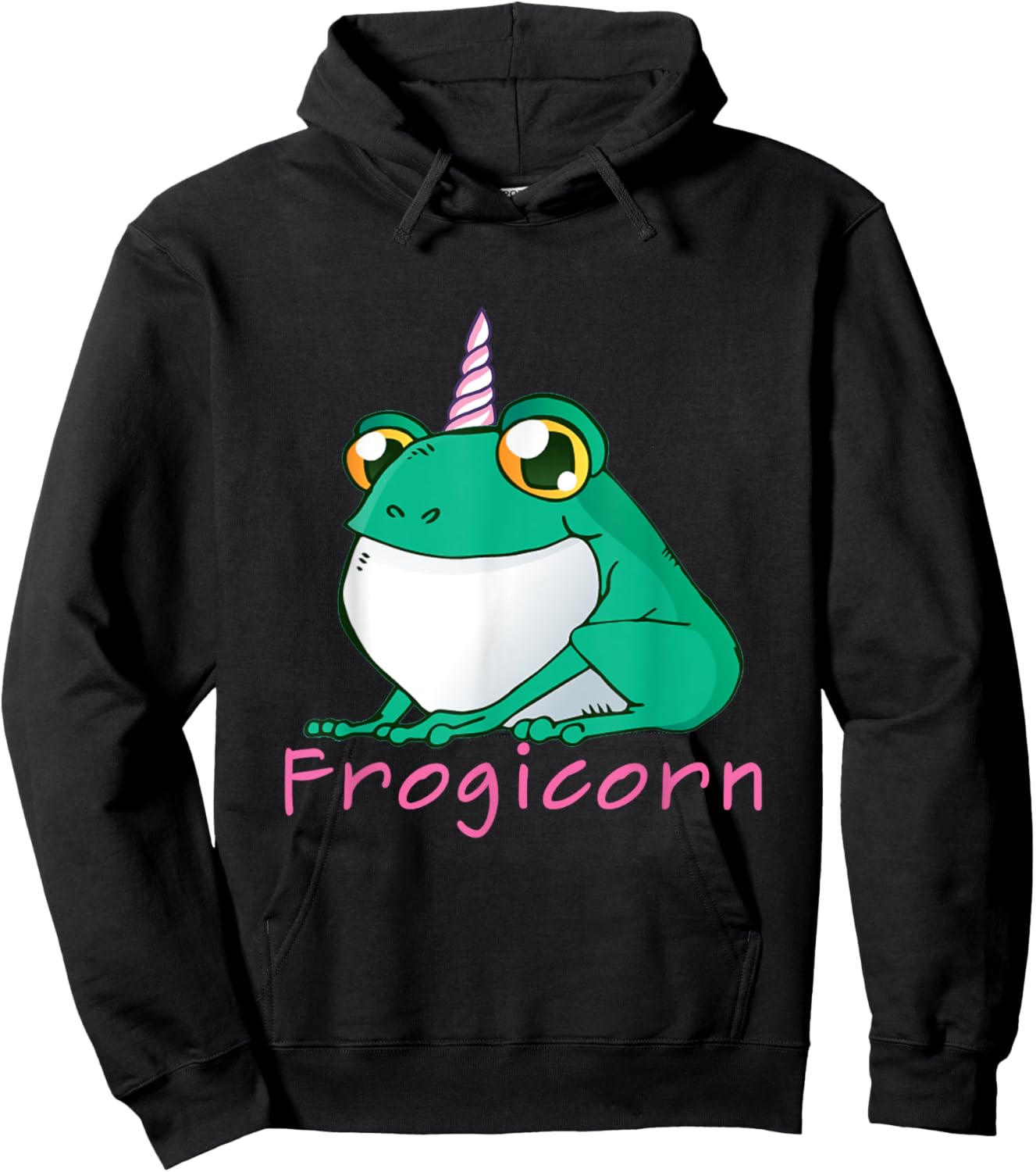 Frogicorn Unicorn Frog Hoodie - Hoodie | Black